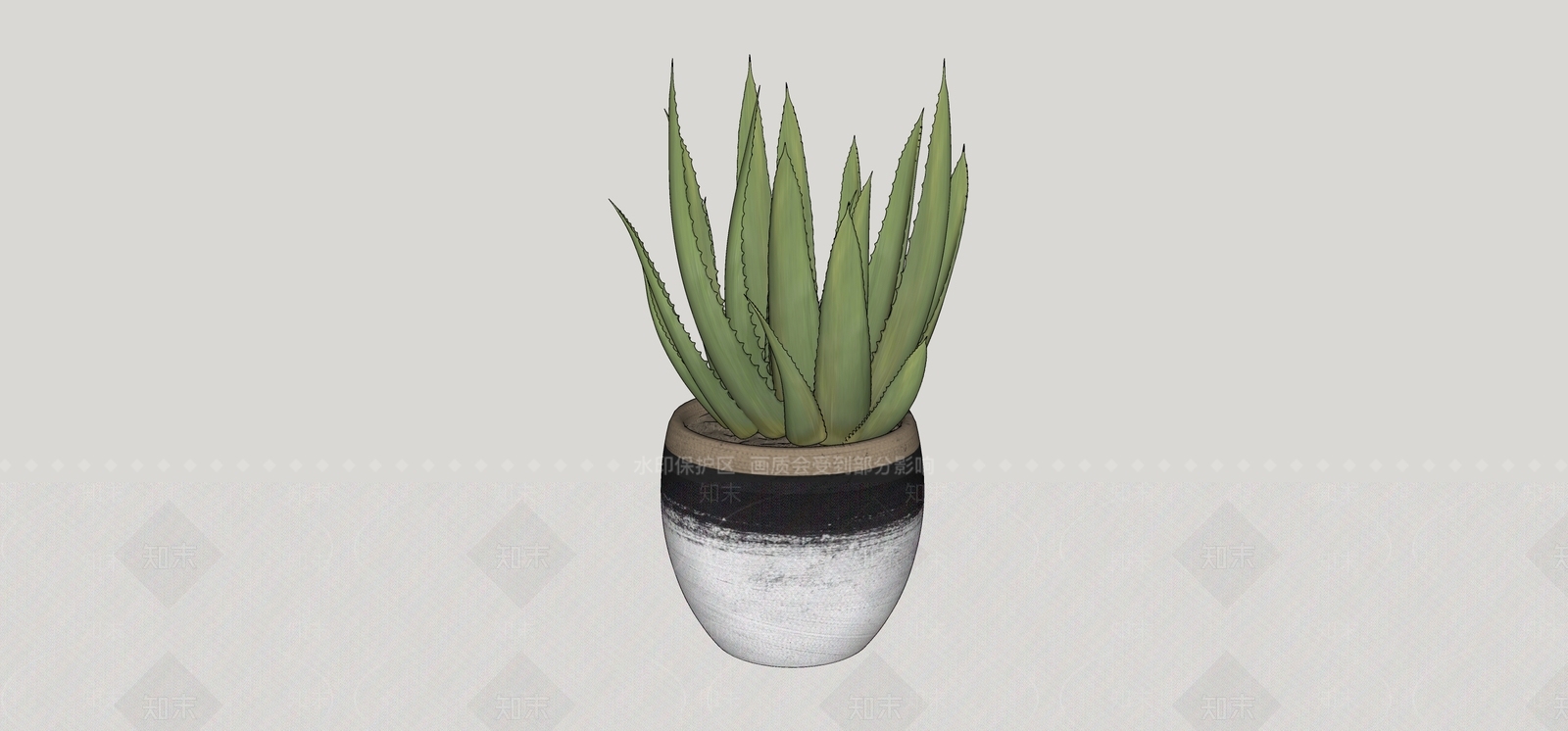 多肉植物SU模型下载【ID:1171346225】
