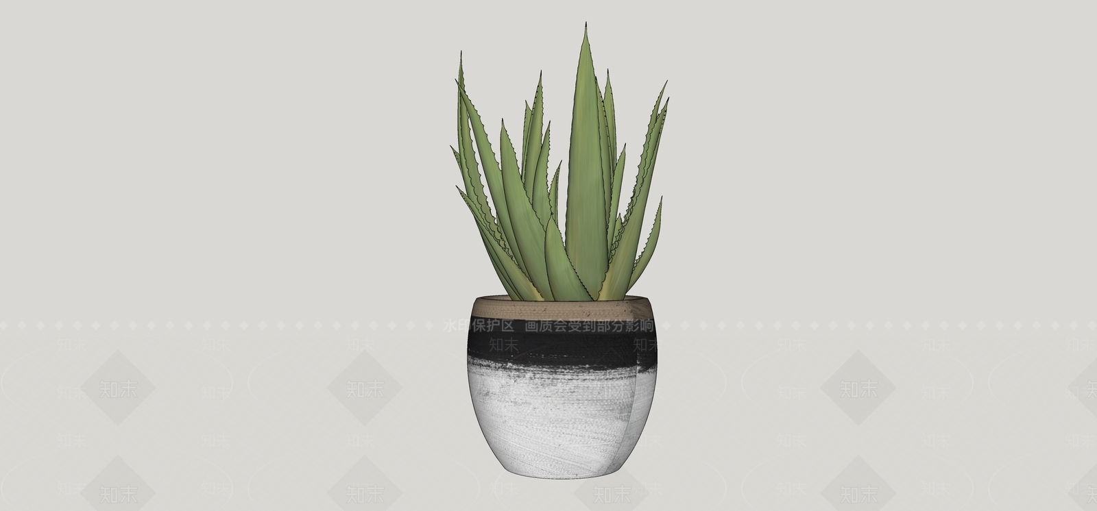 多肉植物SU模型下载【ID:1171346225】