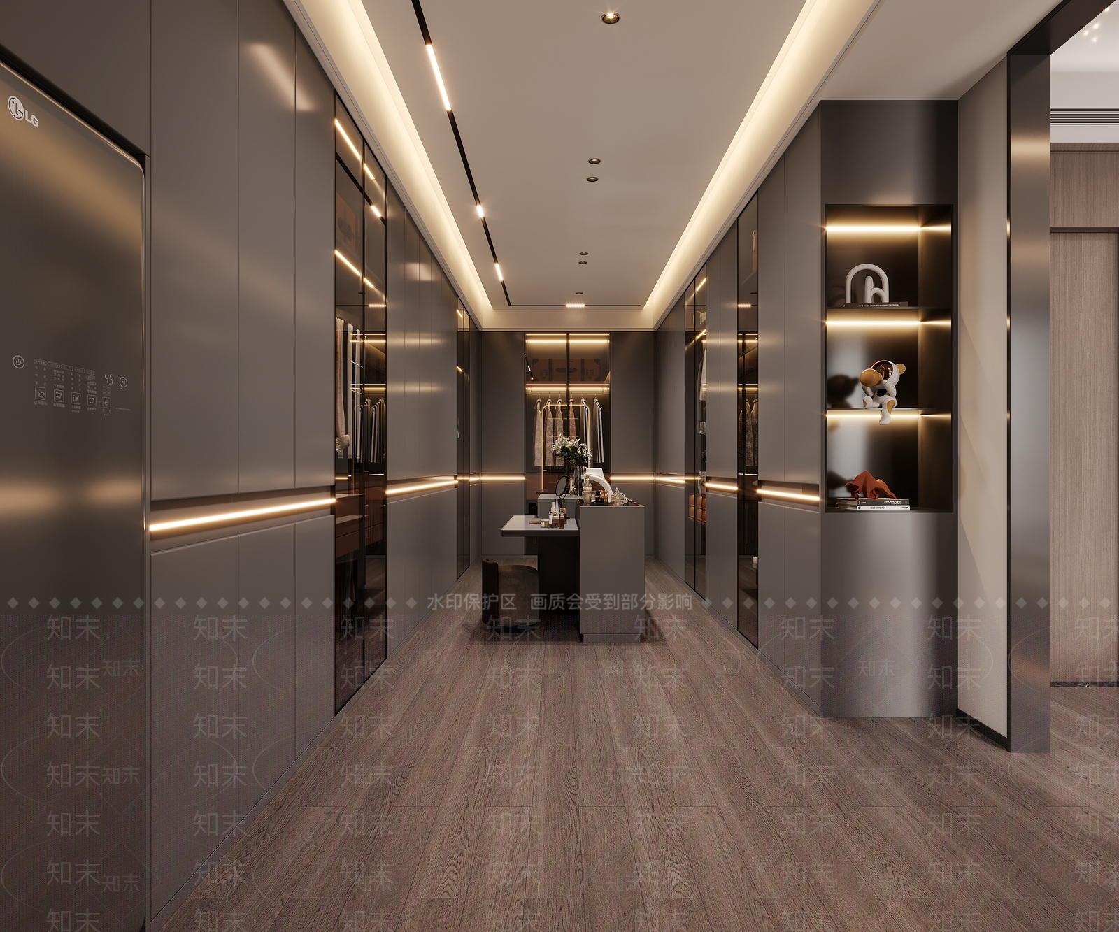意式衣帽间3D模型下载【ID:1214747566】