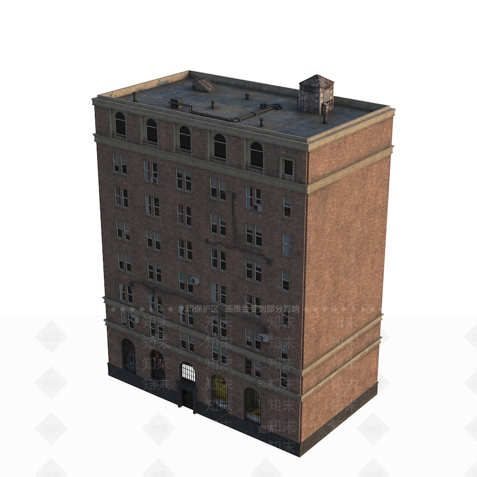 欧式其他商业建筑3D模型下载【ID:1171367104】