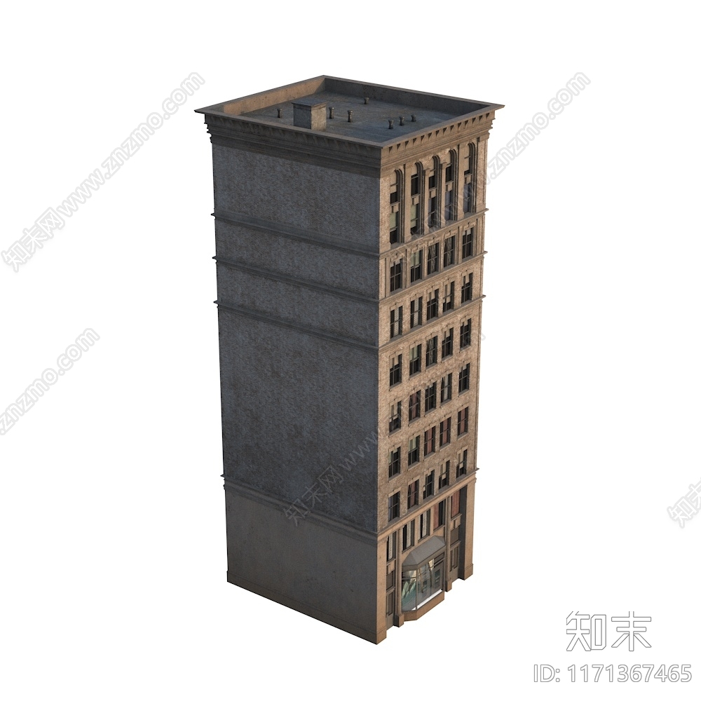 欧式其他商业建筑3D模型下载【ID:1171367465】