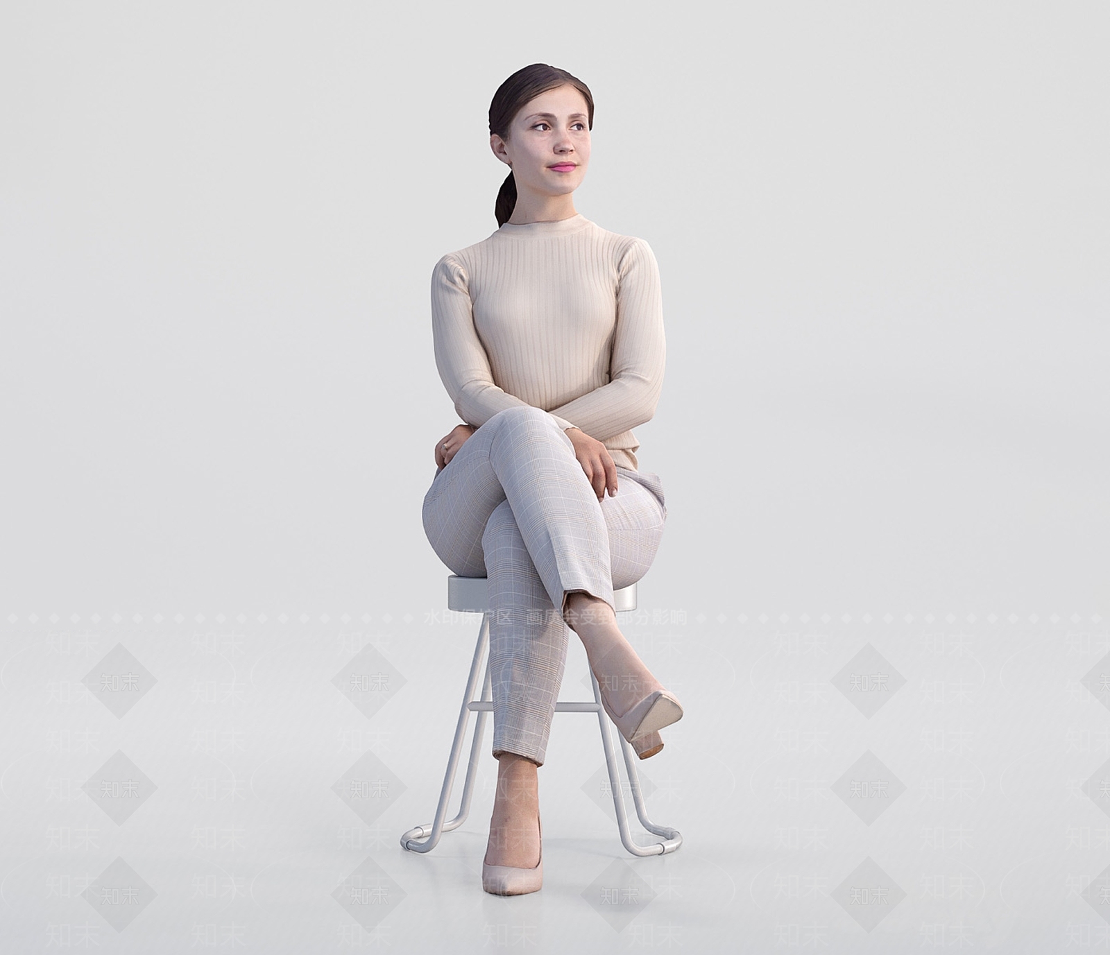 女人SU模型下载【ID:1171367404】