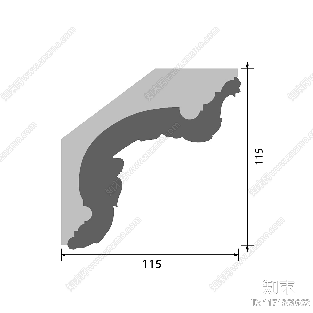 法式欧式雕花3D模型下载【ID:1171369962】