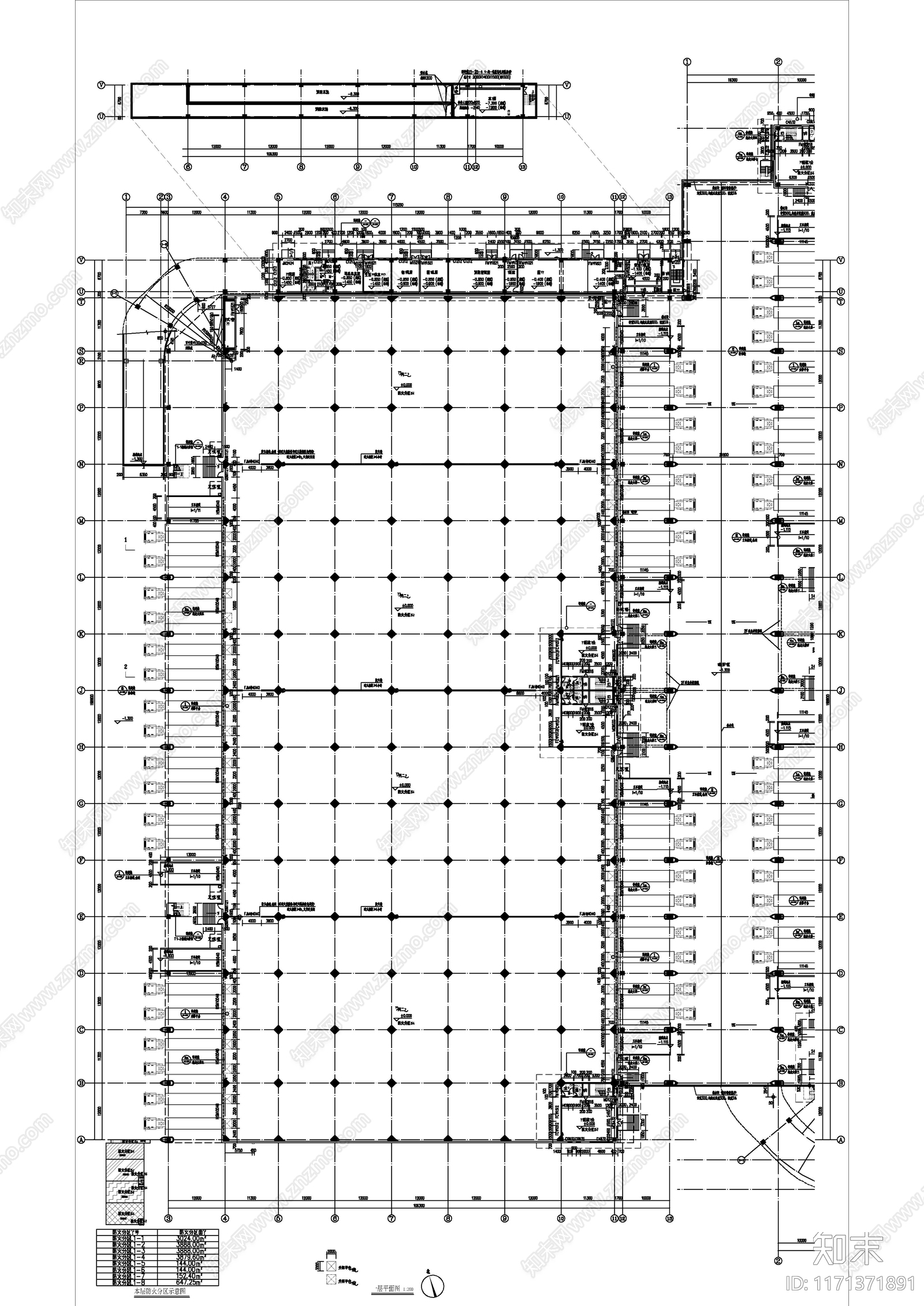 现代产业园建筑施工图下载【ID:1171371891】