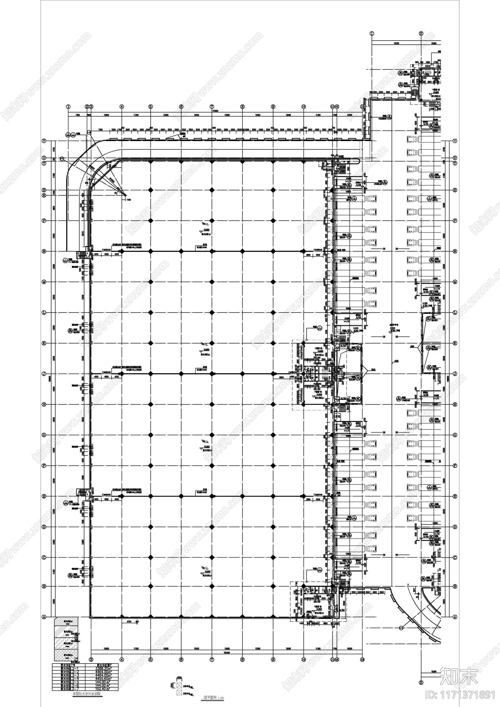 现代产业园建筑施工图下载【ID:1171371891】