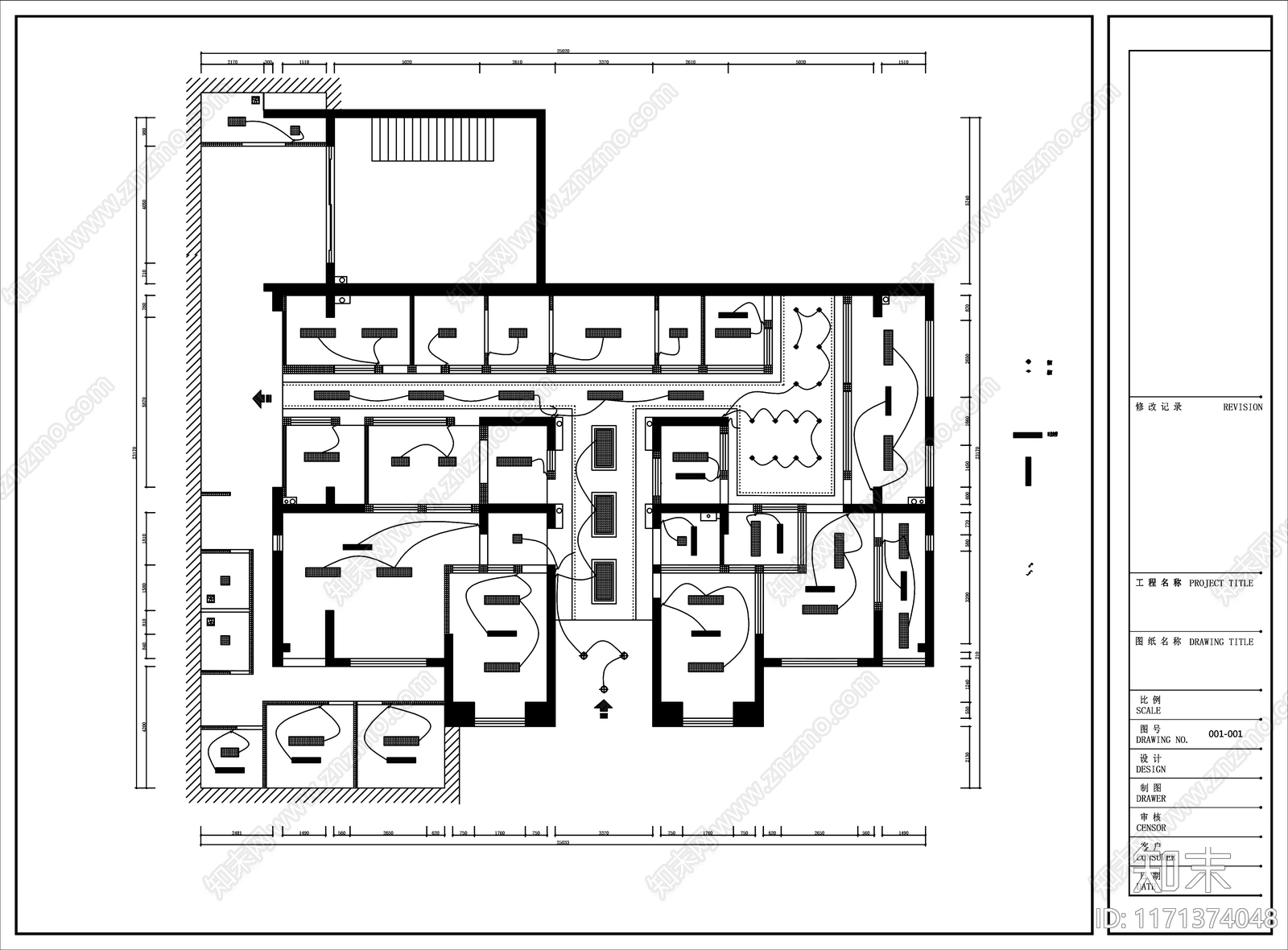 现代医院cad施工图下载【ID:1171374048】