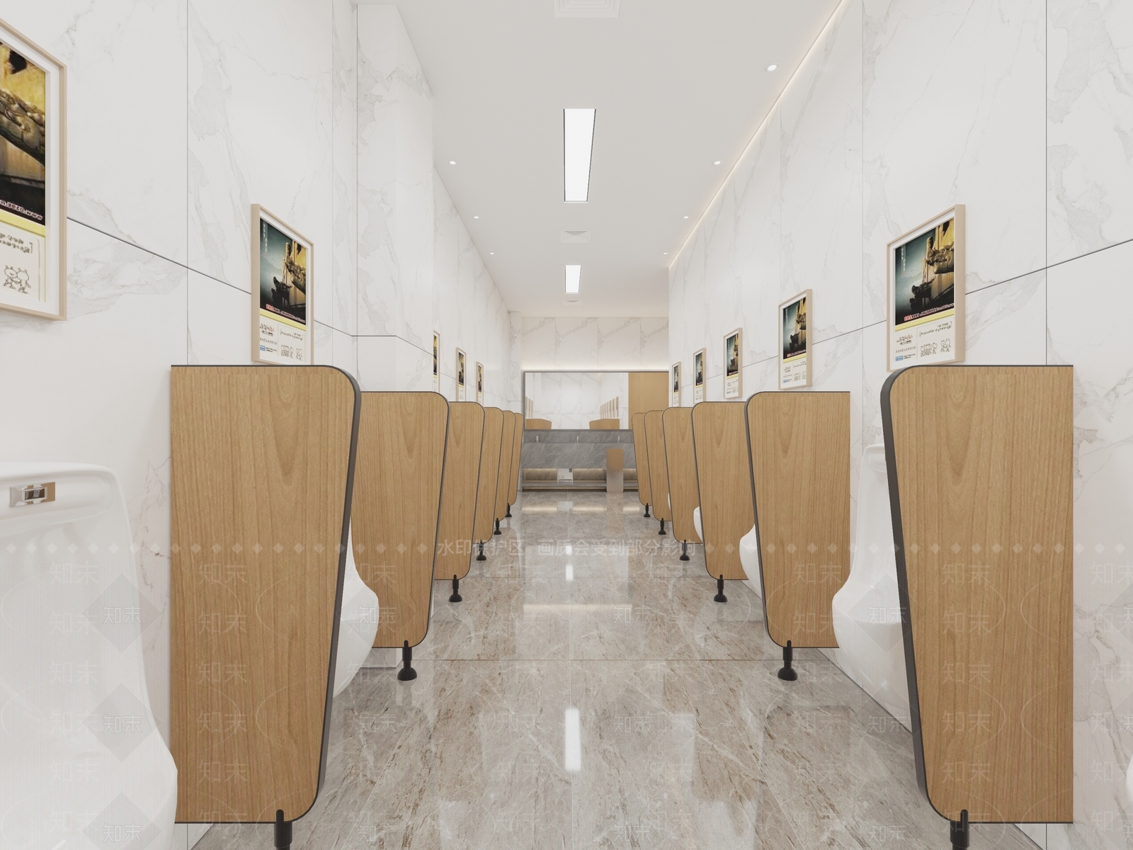 现代公共卫生间3D模型下载【ID:1171374317】