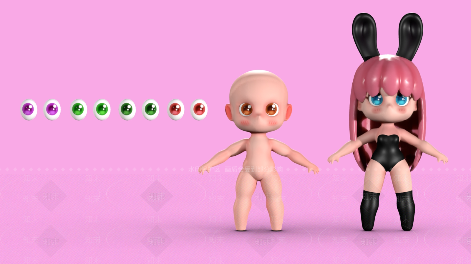 女人3D模型下载【ID:1171383100】