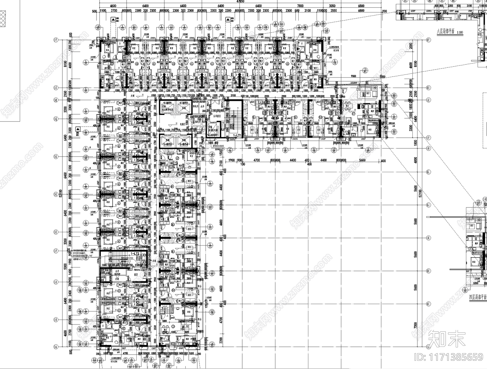 现代其他居住建筑施工图下载【ID:1171385659】