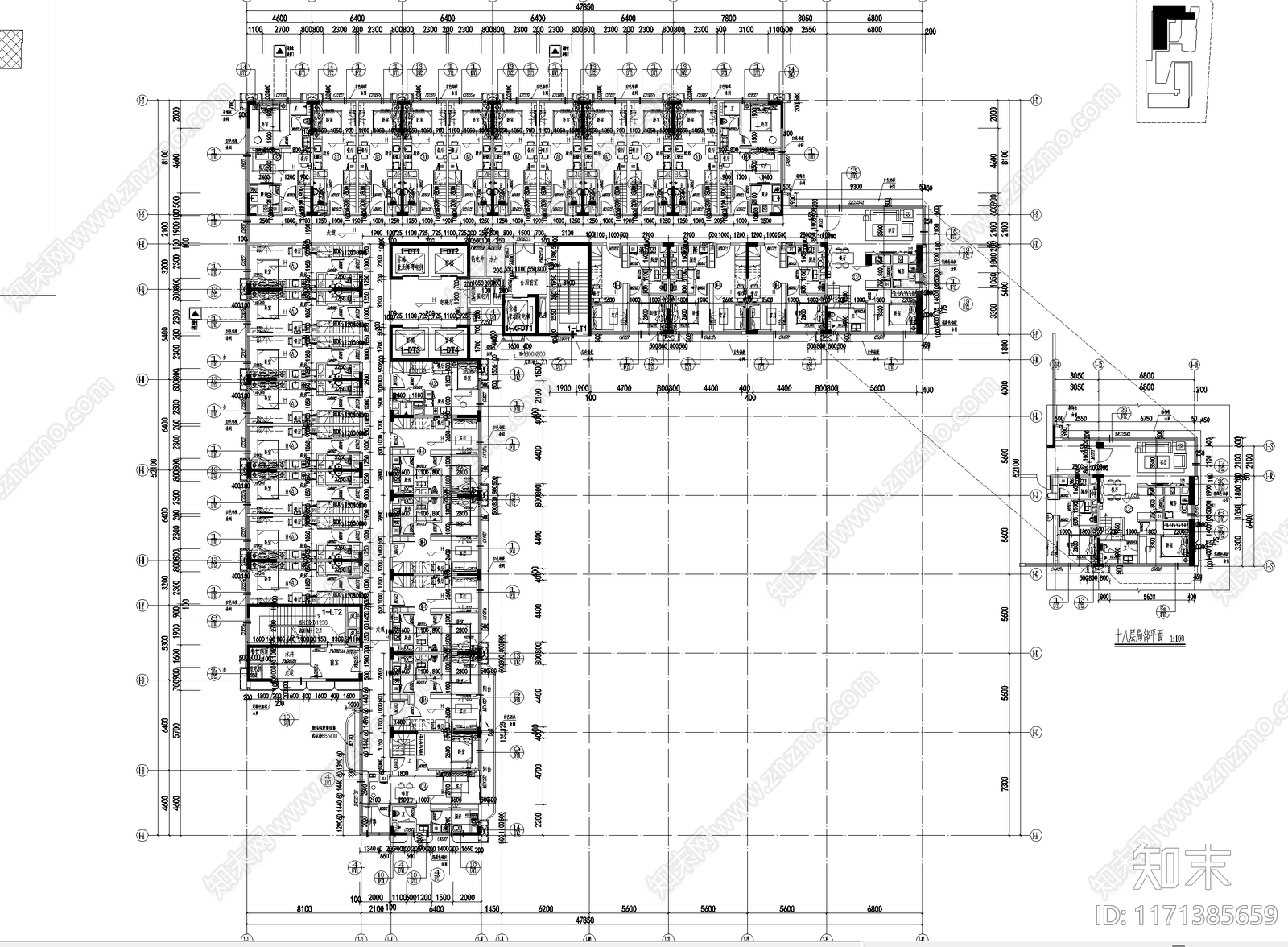 现代其他居住建筑施工图下载【ID:1171385659】