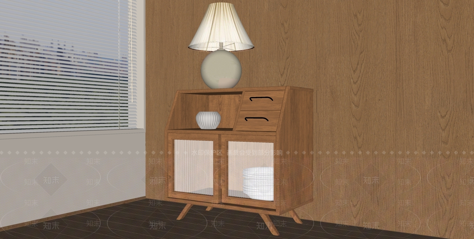 原木其他柜子SU模型下载【ID:1171387471】