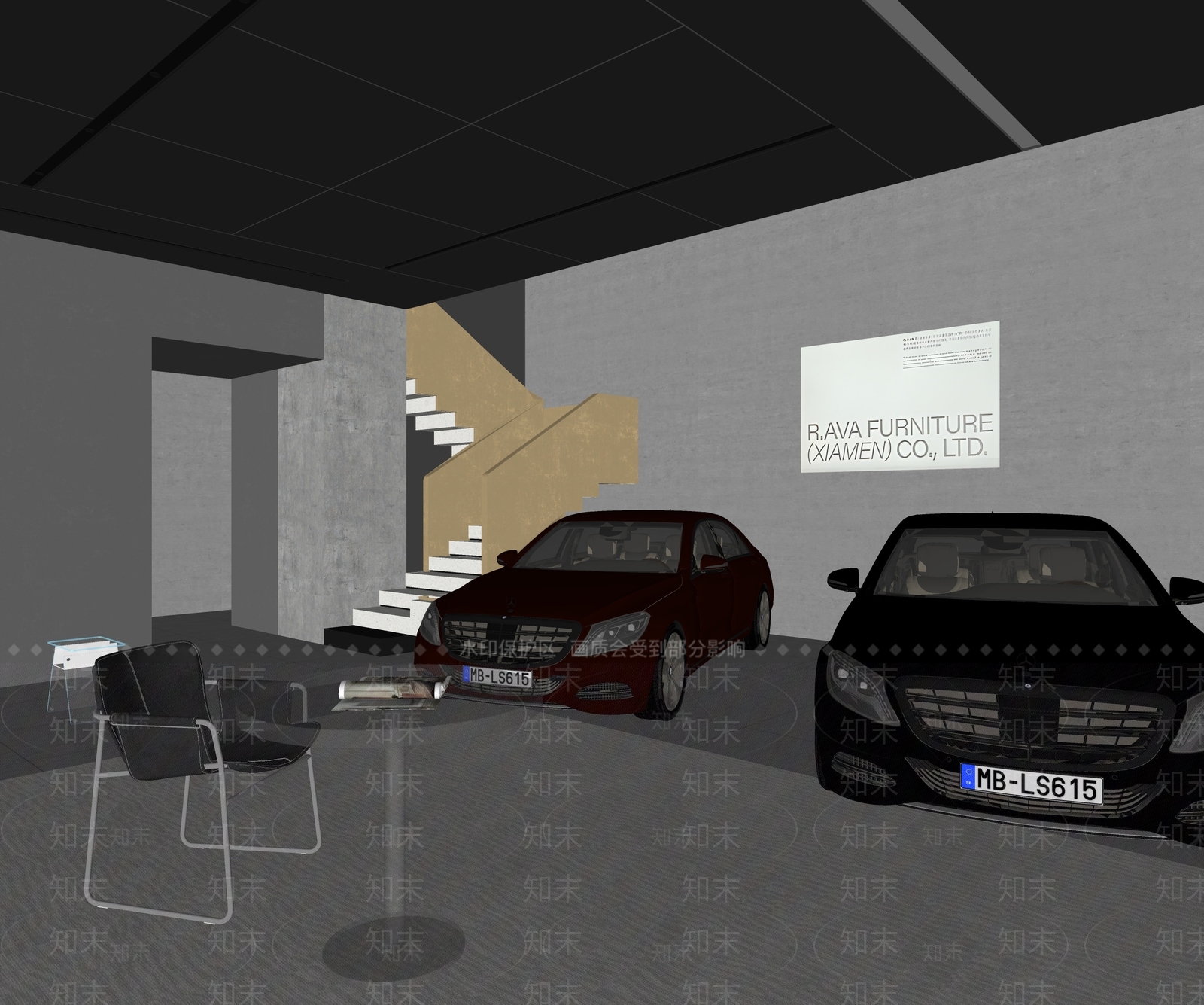 现代汽车4S店SU模型下载【ID:1171405326】