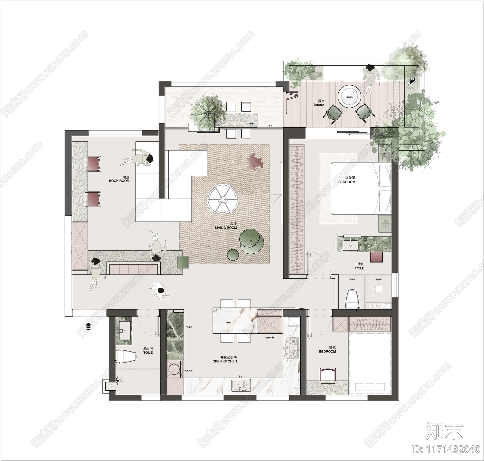 户型优化施工图下载【ID:1171432040】