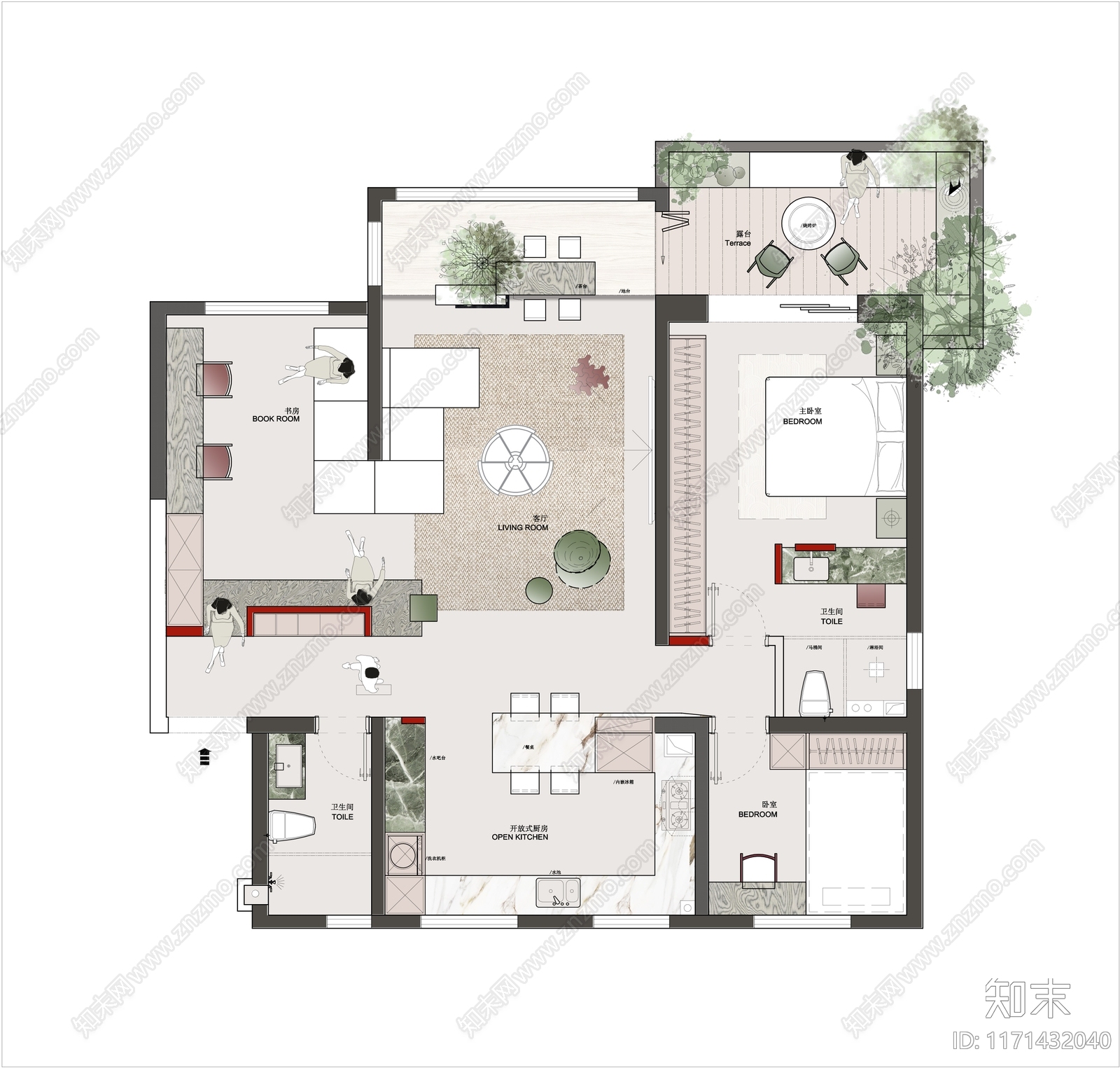 户型优化施工图下载【ID:1171432040】