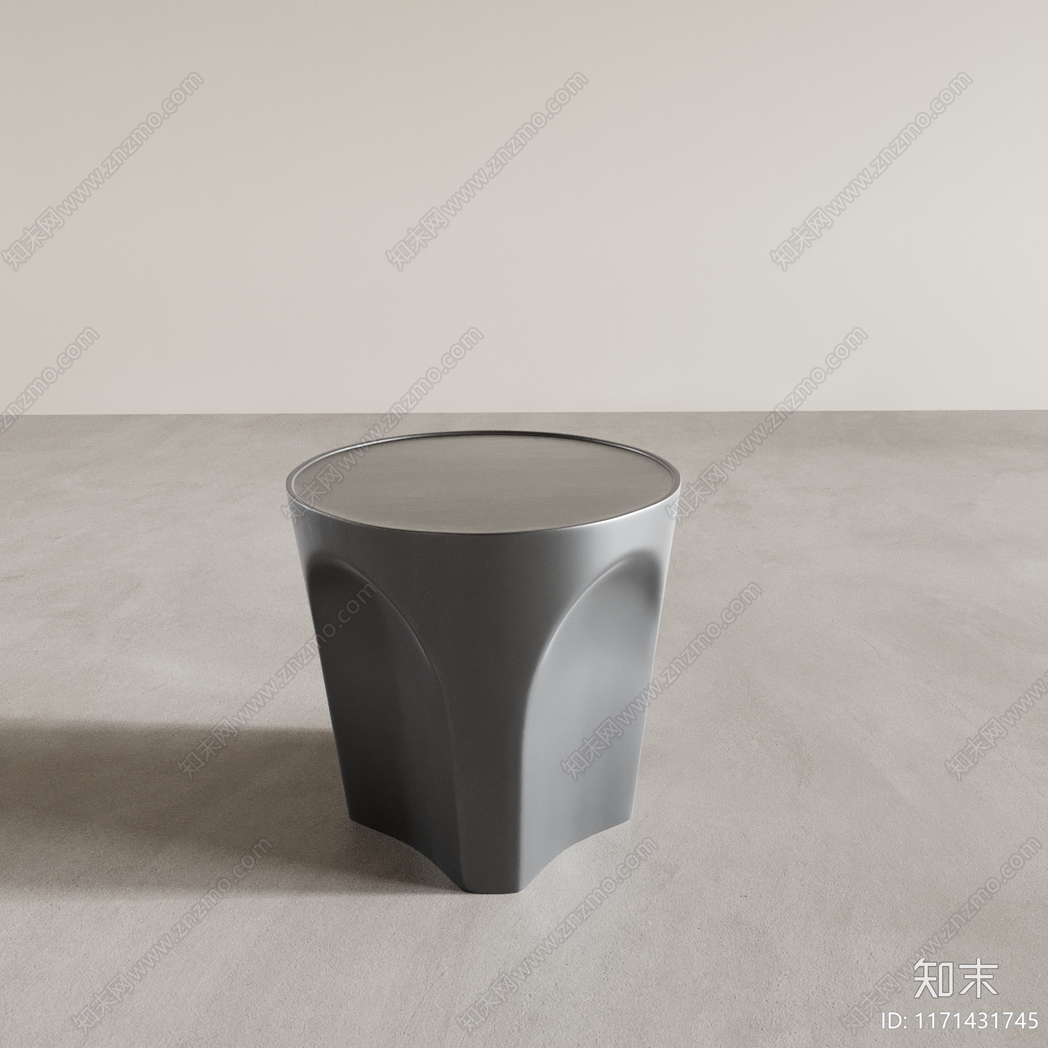 侘寂现代边几3D模型下载【ID:1171431745】