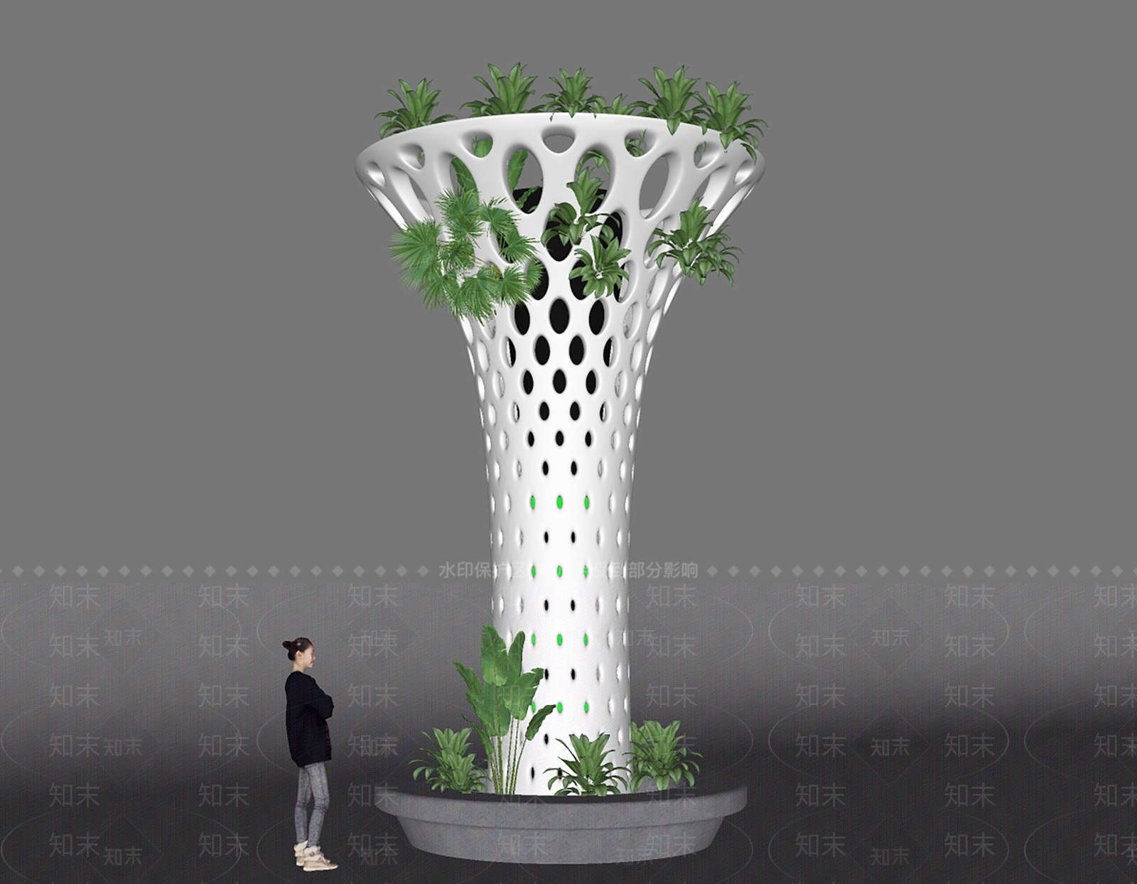 现代柱子SU模型下载【ID:1171436094】