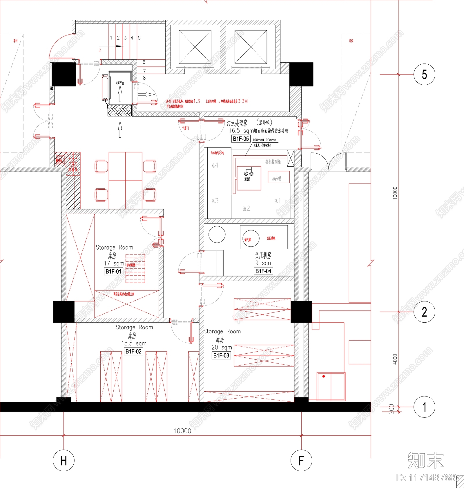 现代医院cad施工图下载【ID:1171437687】