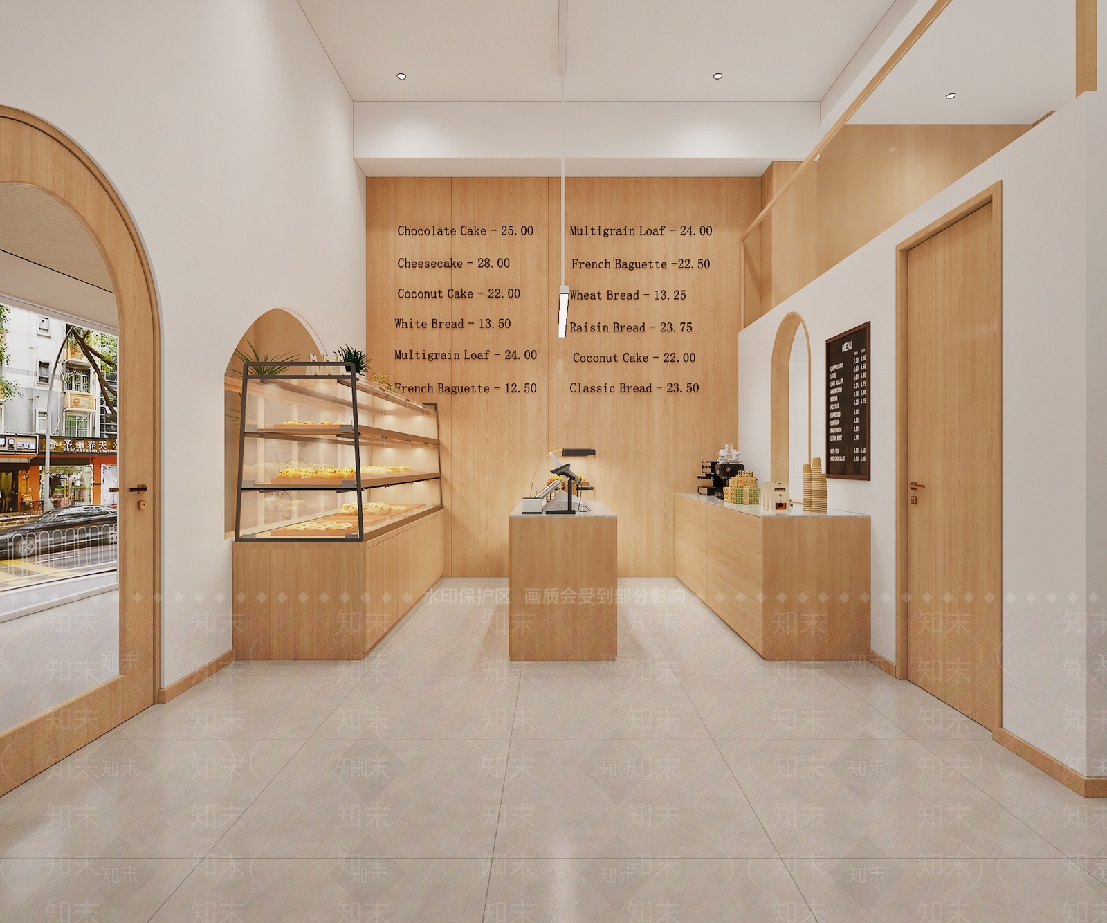 现代甜品面包店3D模型下载【ID:1171439726】
