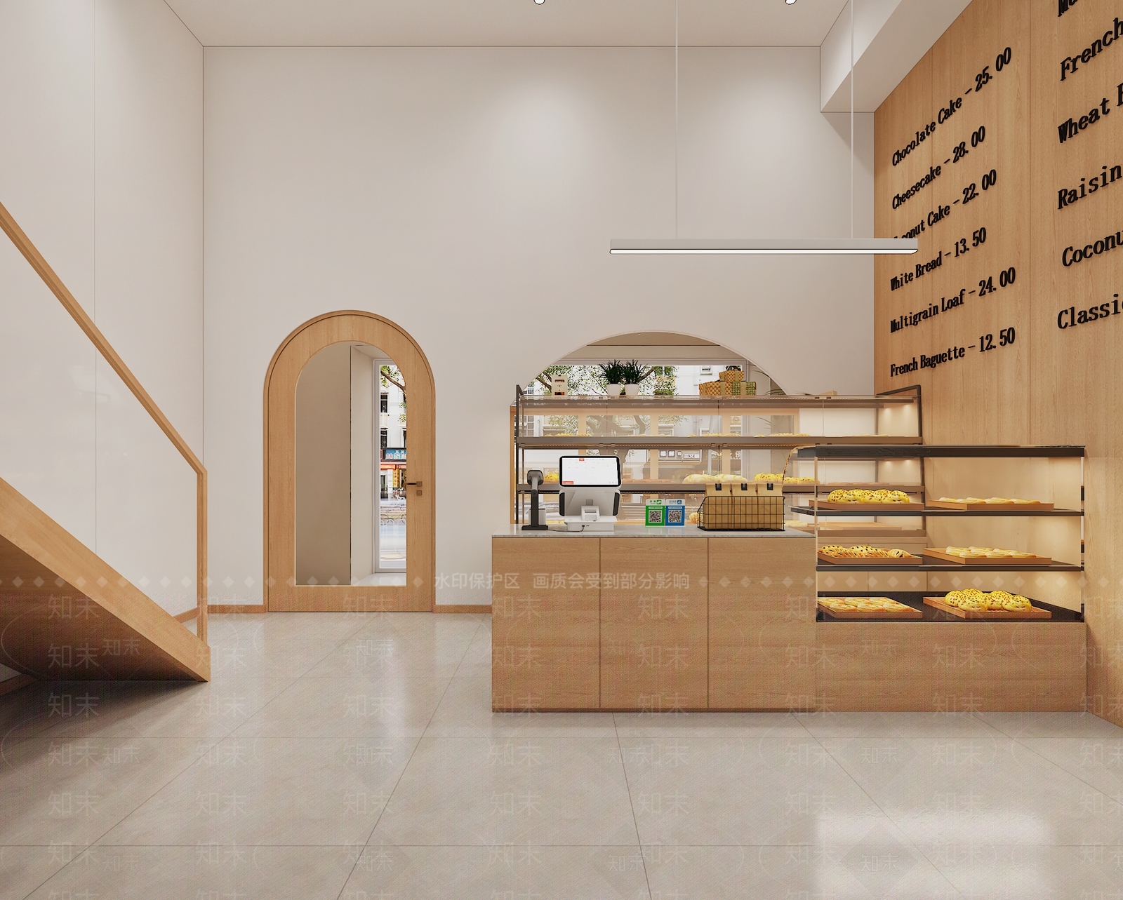 现代甜品面包店3D模型下载【ID:1171439726】
