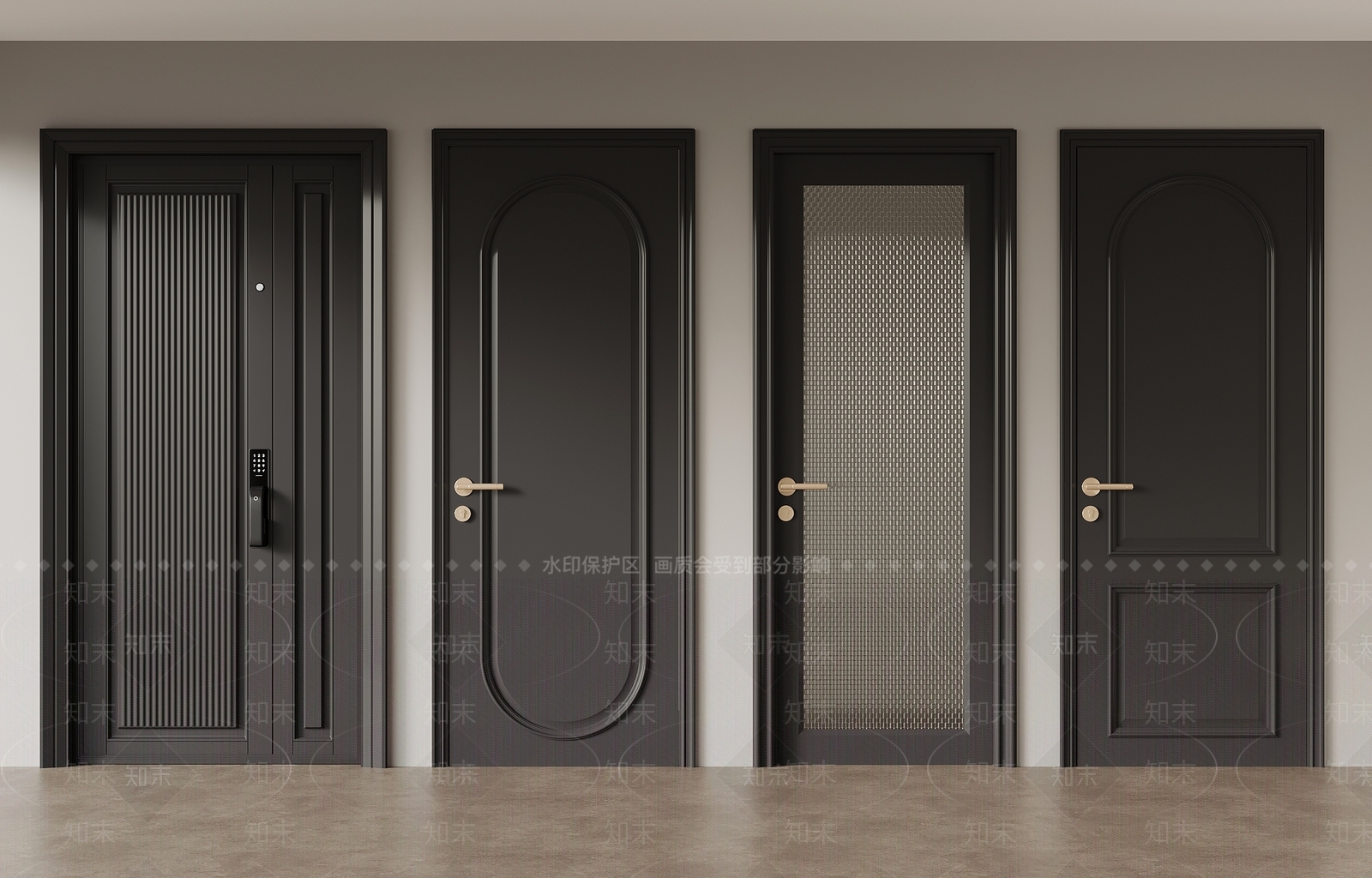 法式复古入口大门SU模型下载【ID:1171440753】