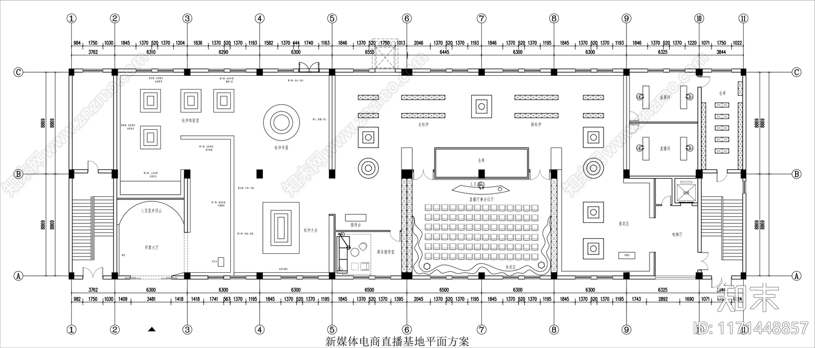 现代其他文化空间cad施工图下载【ID:1171448857】