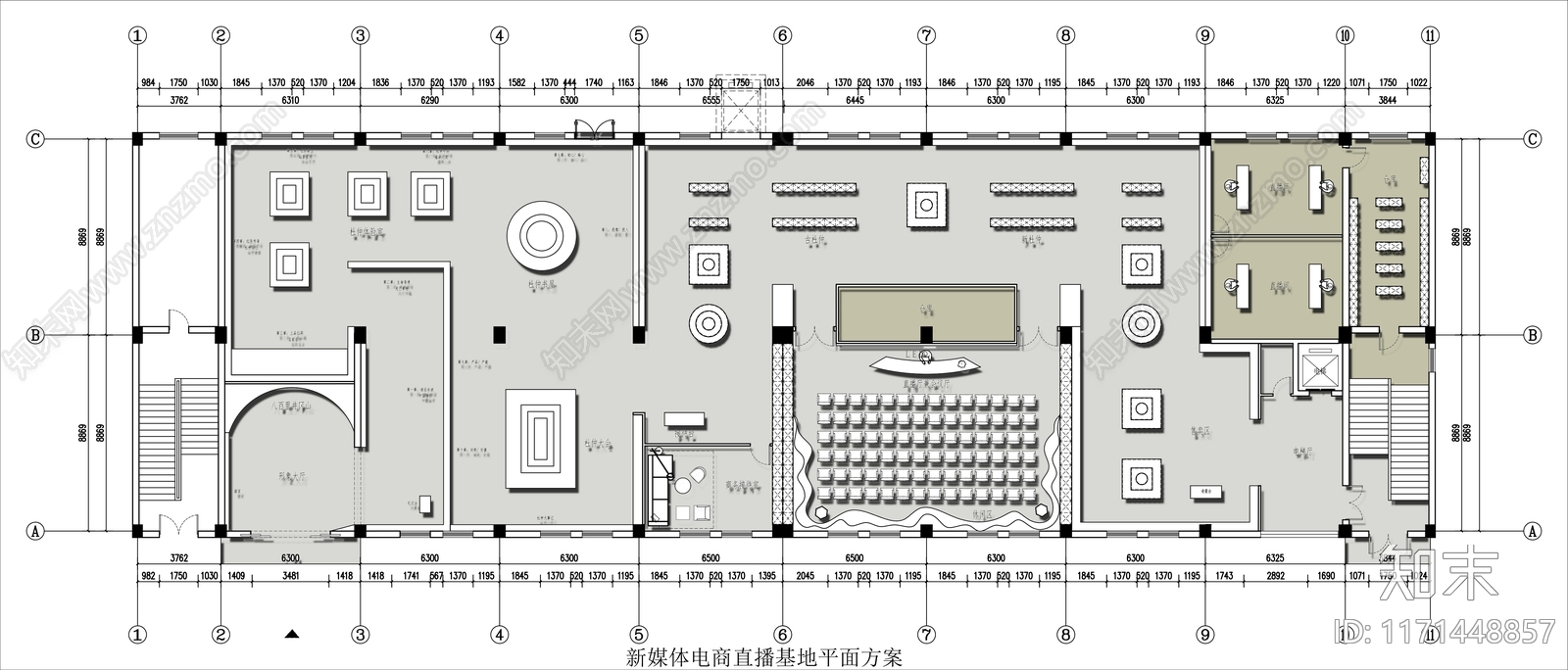 现代其他文化空间cad施工图下载【ID:1171448857】