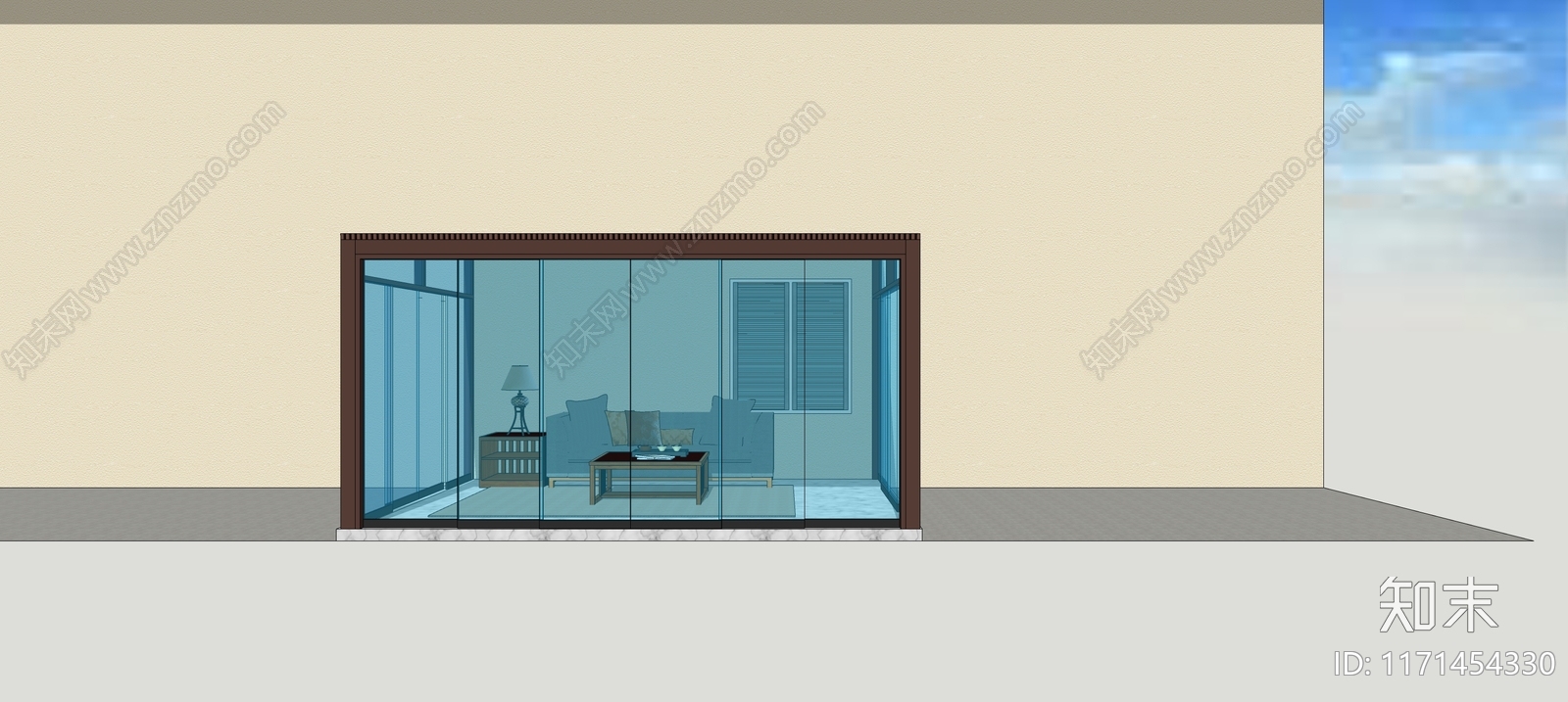 现代玄关SU模型下载【ID:1171454330】