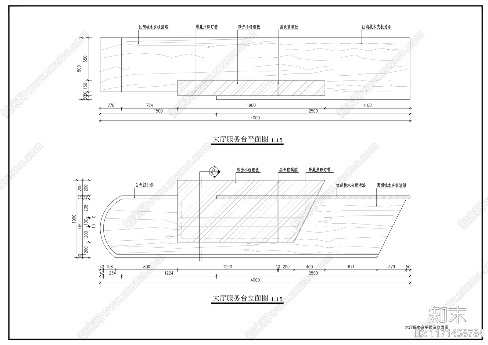 现代整体办公空间cad施工图下载【ID:1171458784】