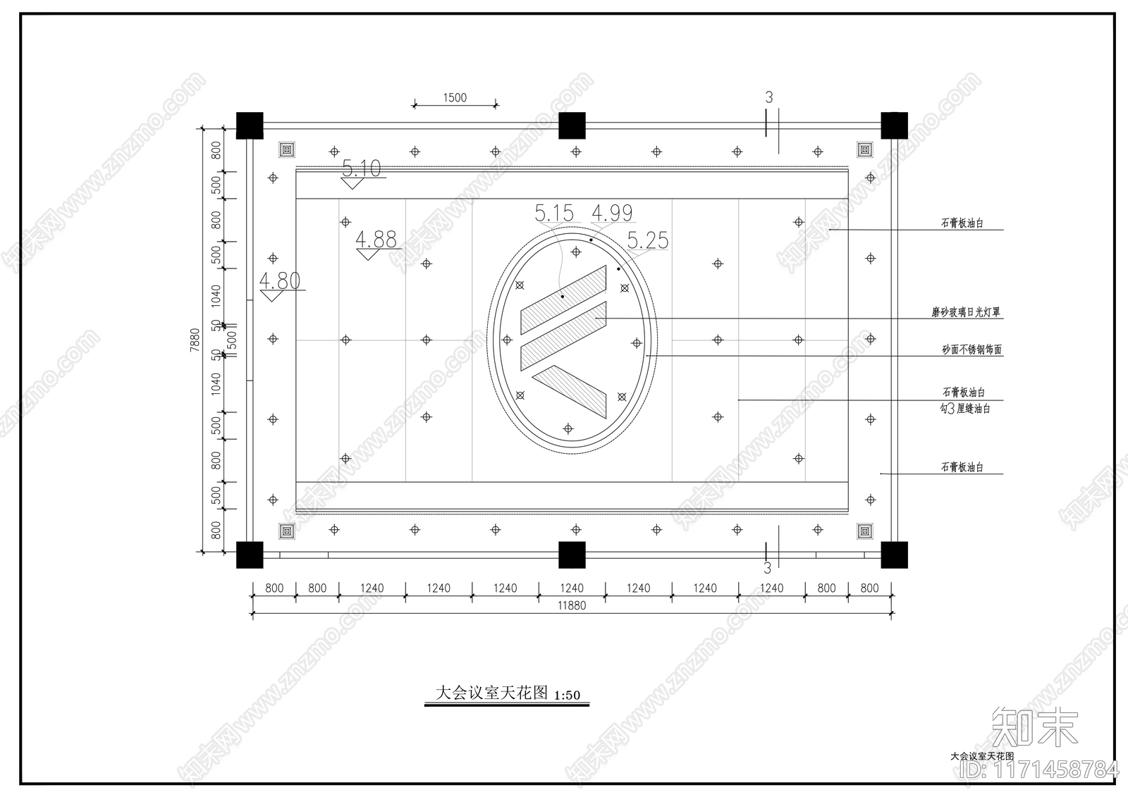 现代整体办公空间cad施工图下载【ID:1171458784】