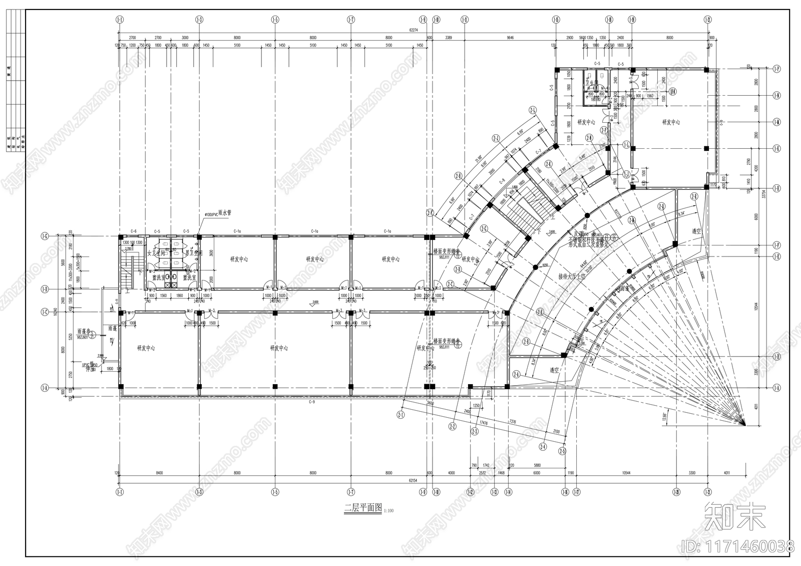 建筑平面图施工图下载【ID:1171460038】