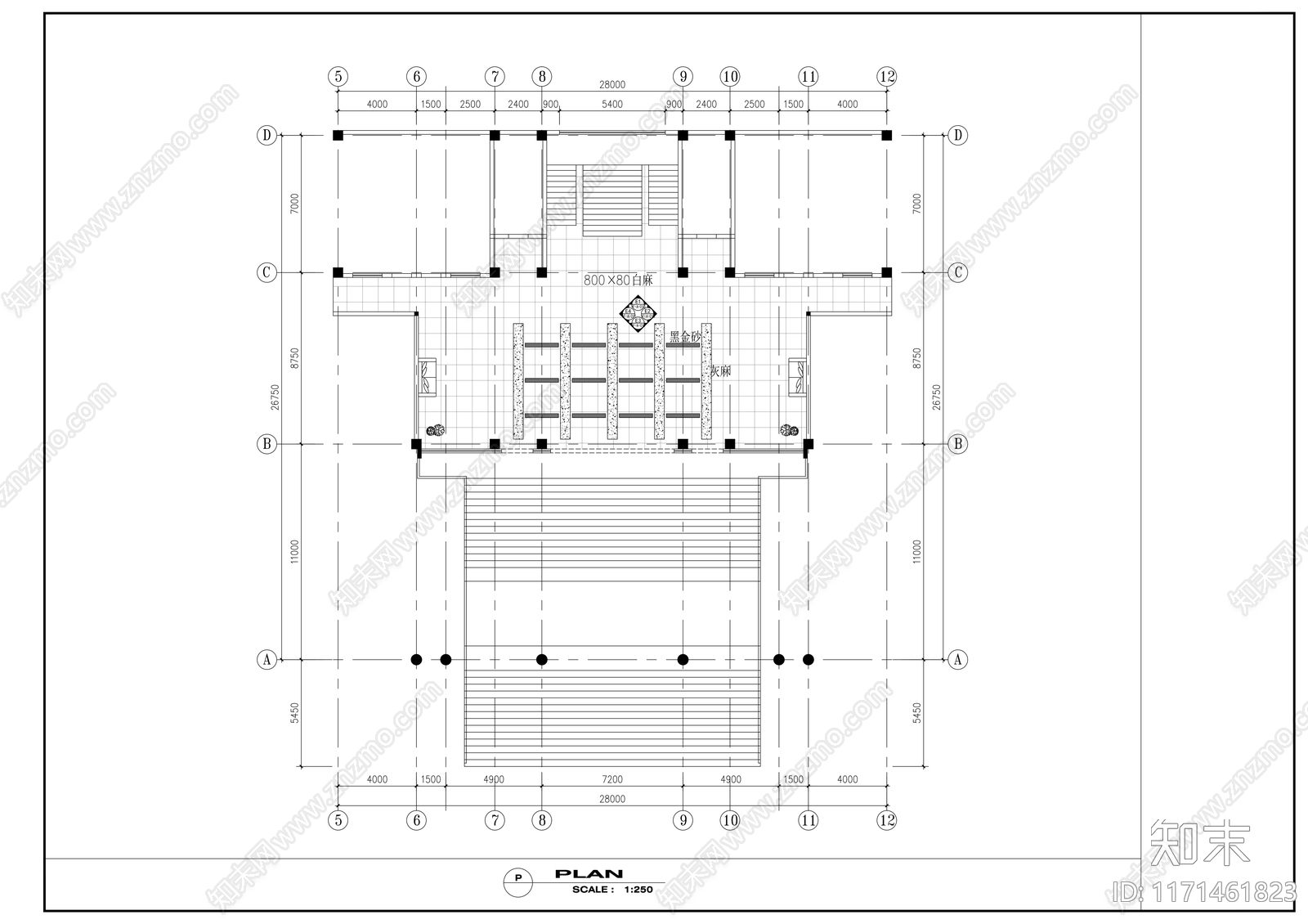 现代整体办公空间cad施工图下载【ID:1171461823】