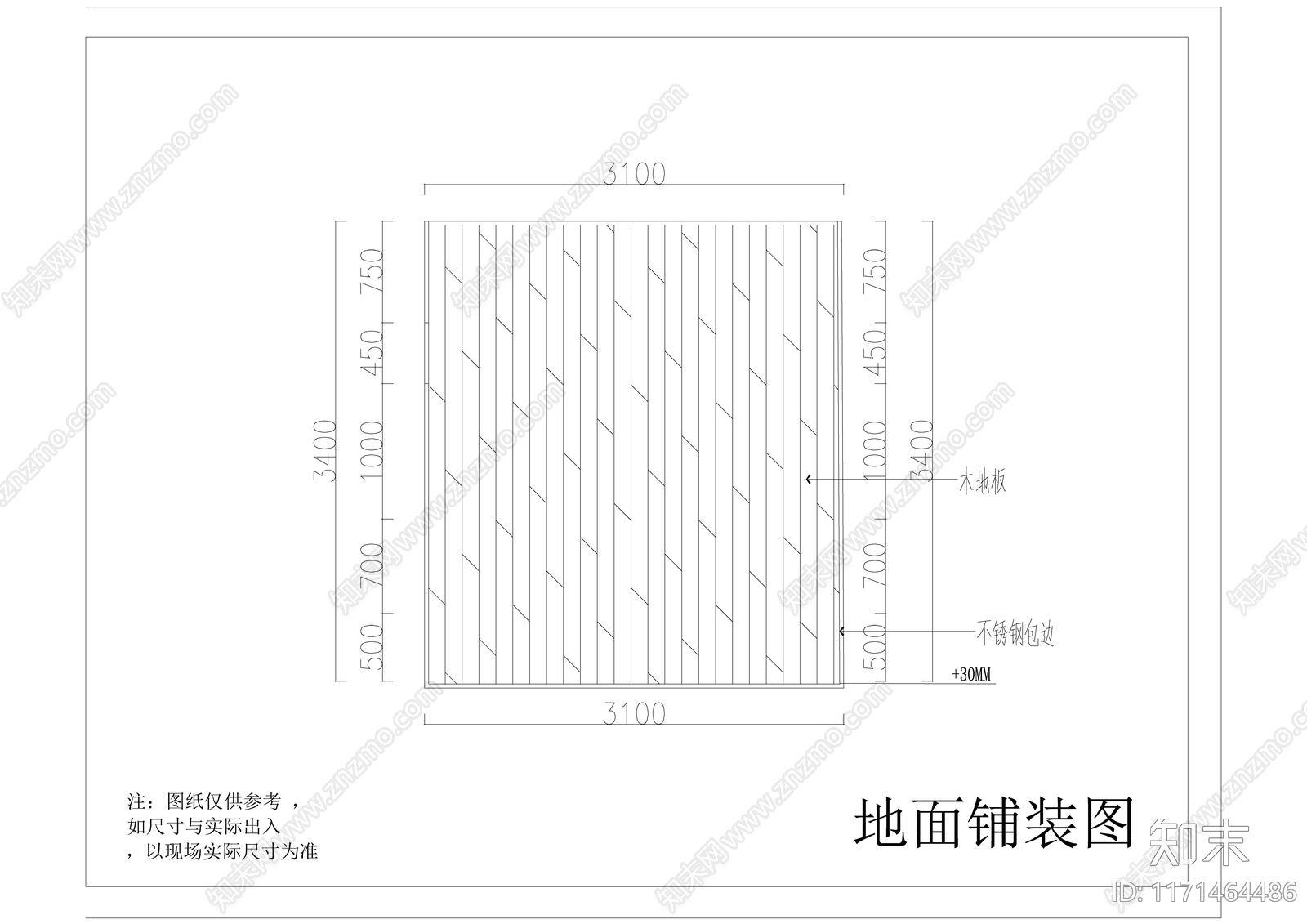现代工装图库cad施工图下载【ID:1171464486】