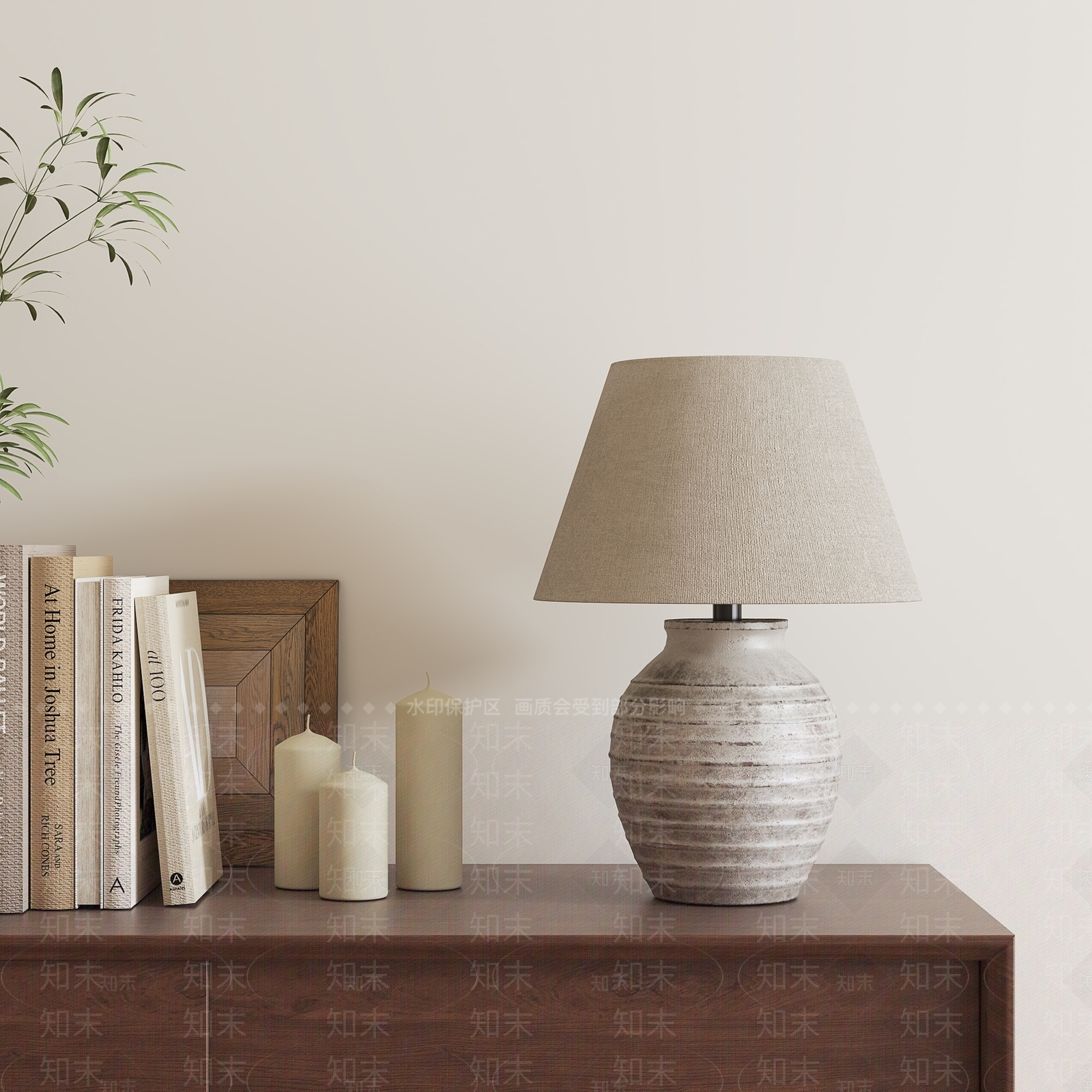 北欧复古台灯3D模型下载【ID:1171477071】