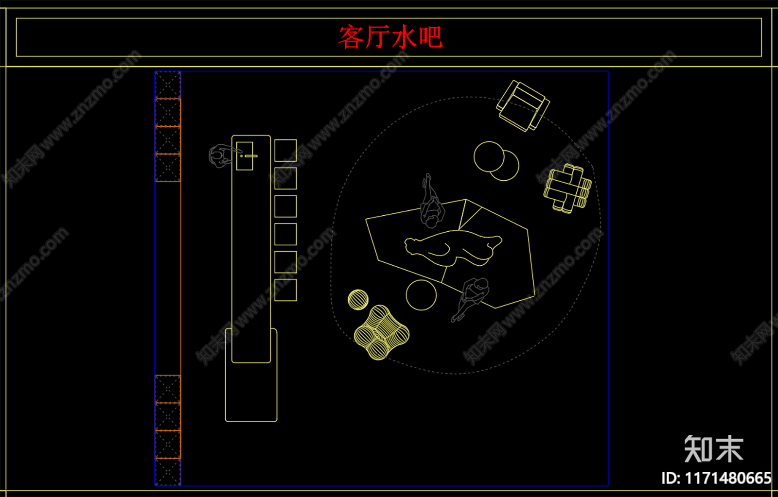 整体家装空间施工图下载【ID:1171480665】