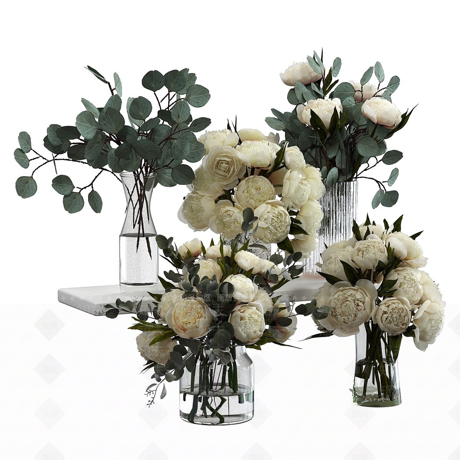 花艺3D模型下载【ID:1171482765】