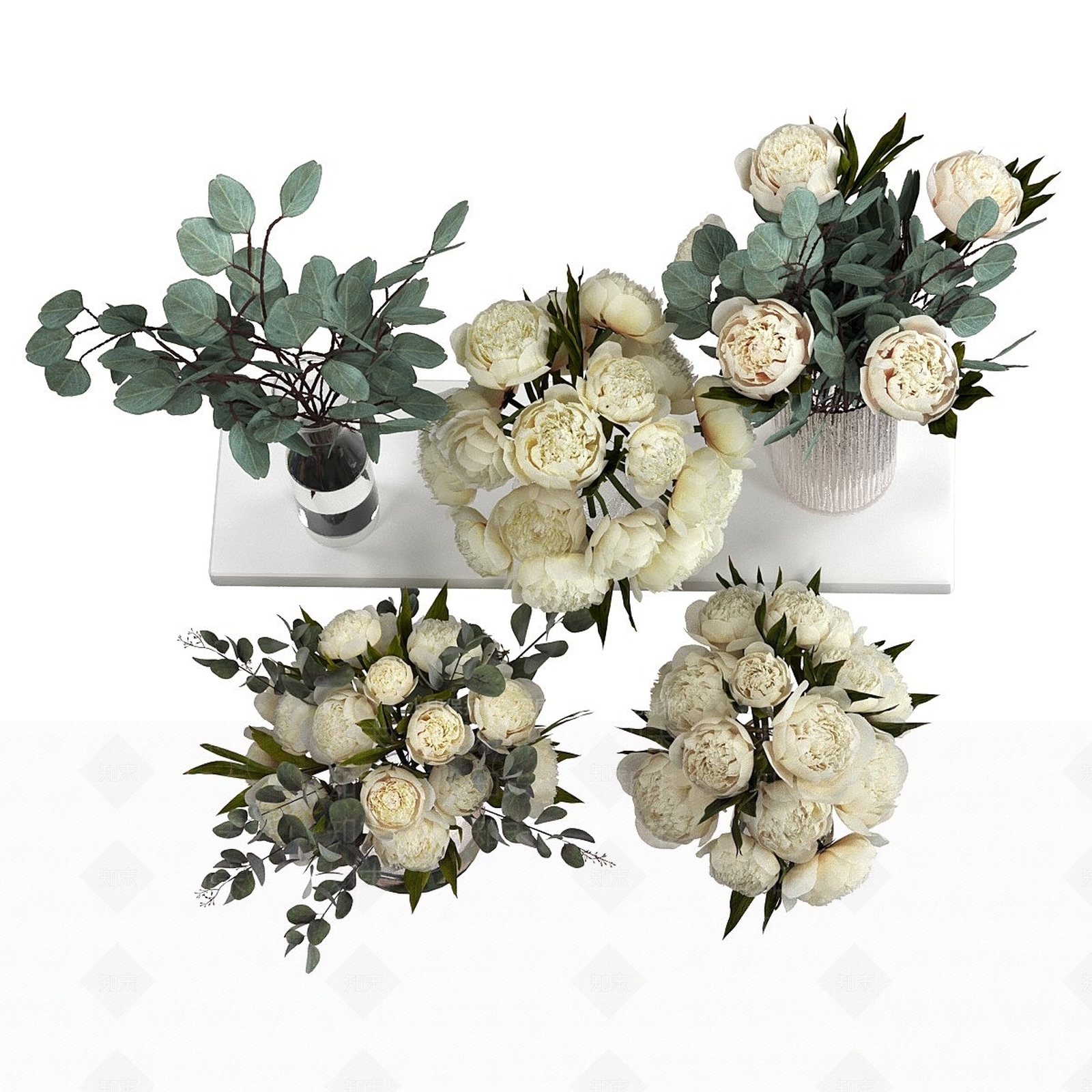 花艺3D模型下载【ID:1171482765】
