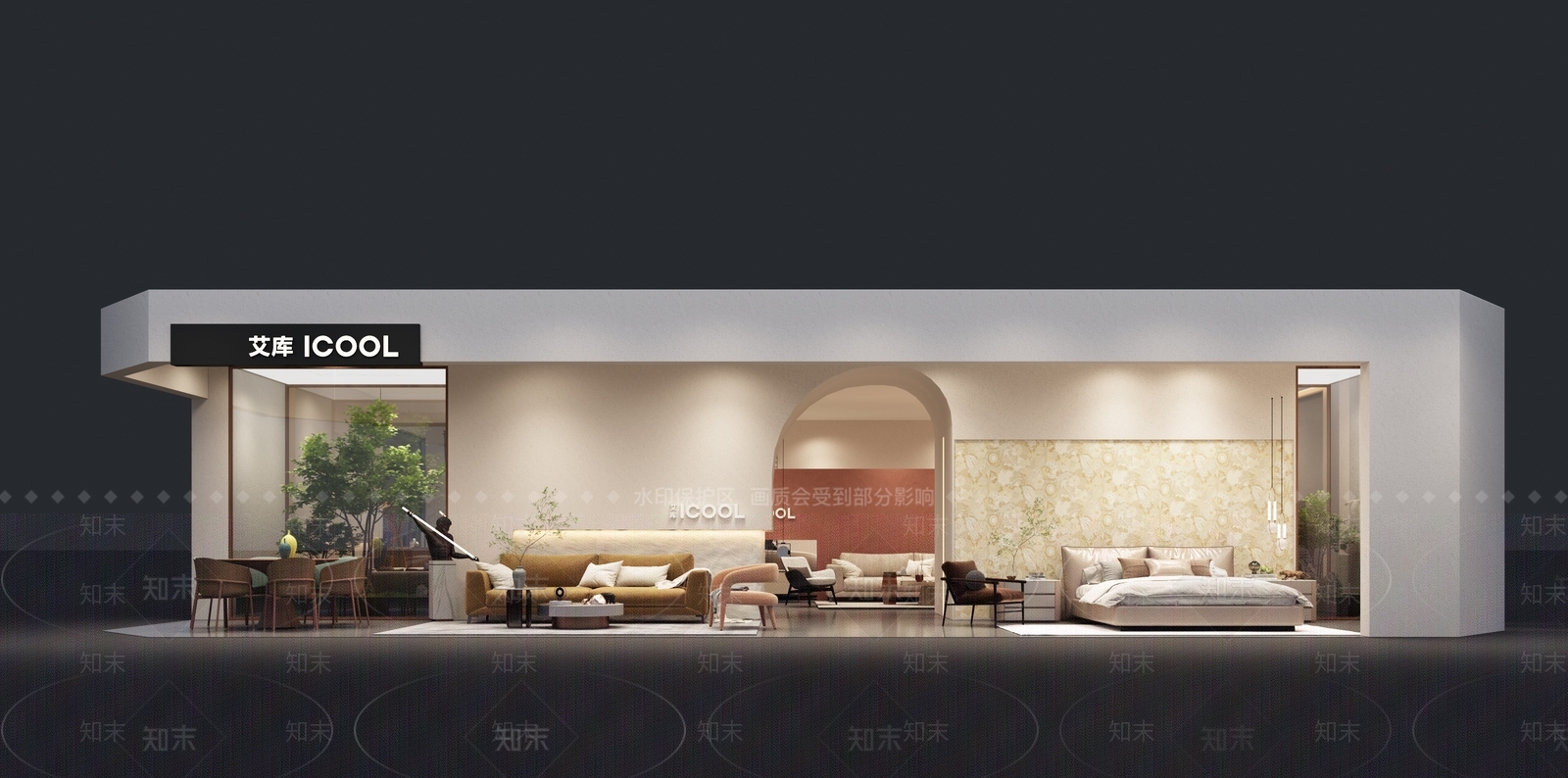 极简家居专卖店3D模型下载【ID:1171497218】