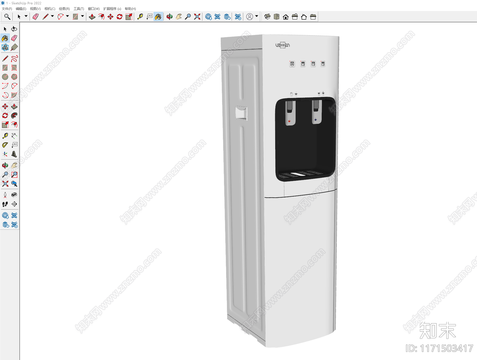 饮水机SU模型下载【ID:1171503417】
