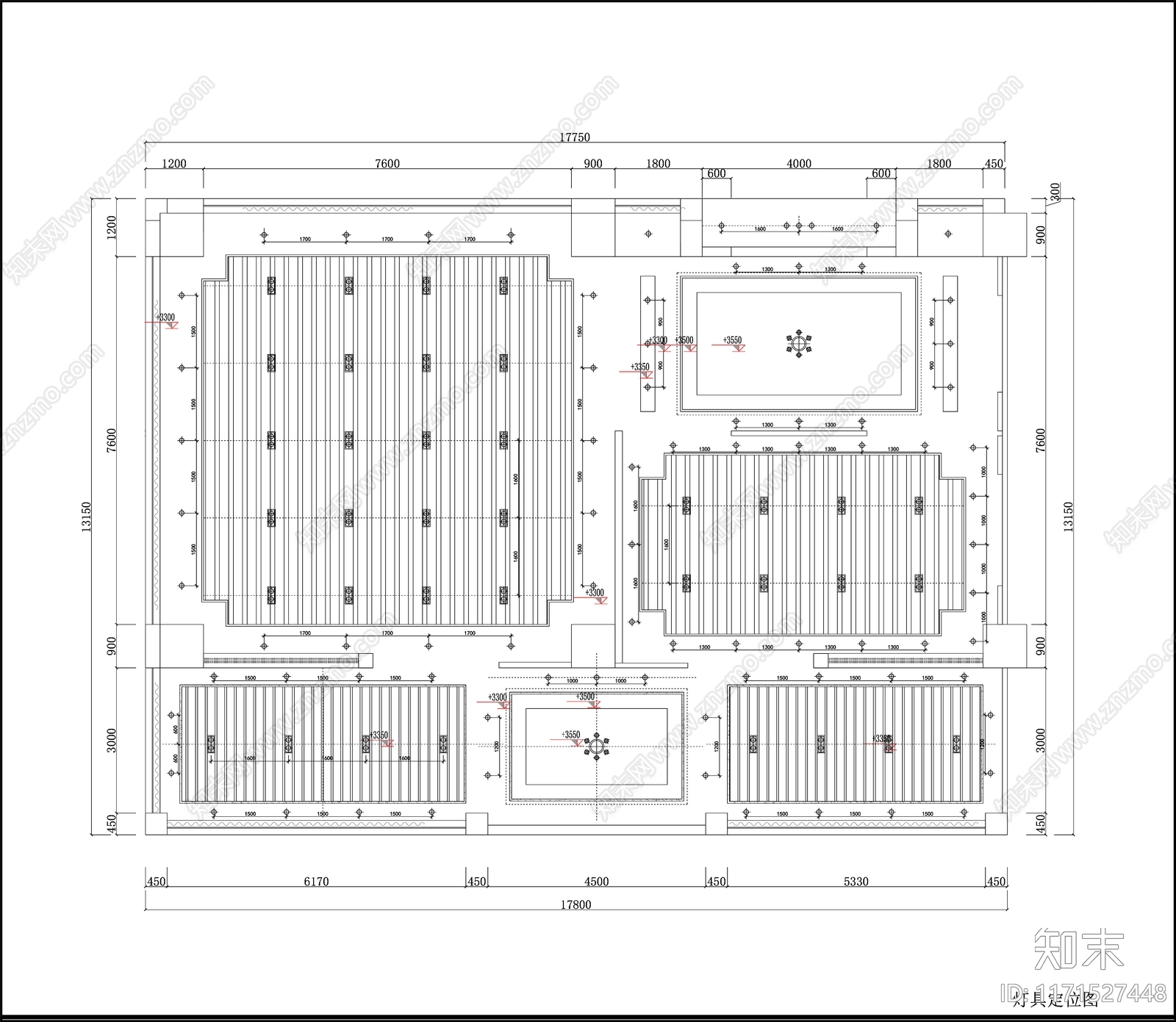 现代其他商业空间cad施工图下载【ID:1171527448】