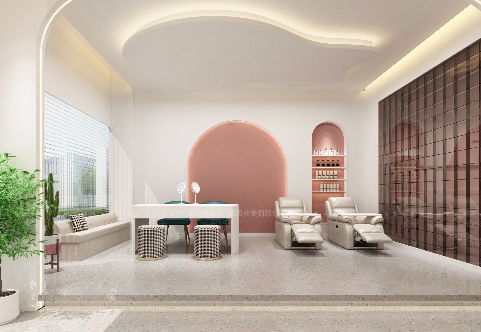 现代美容院3D模型下载【ID:1171533882】