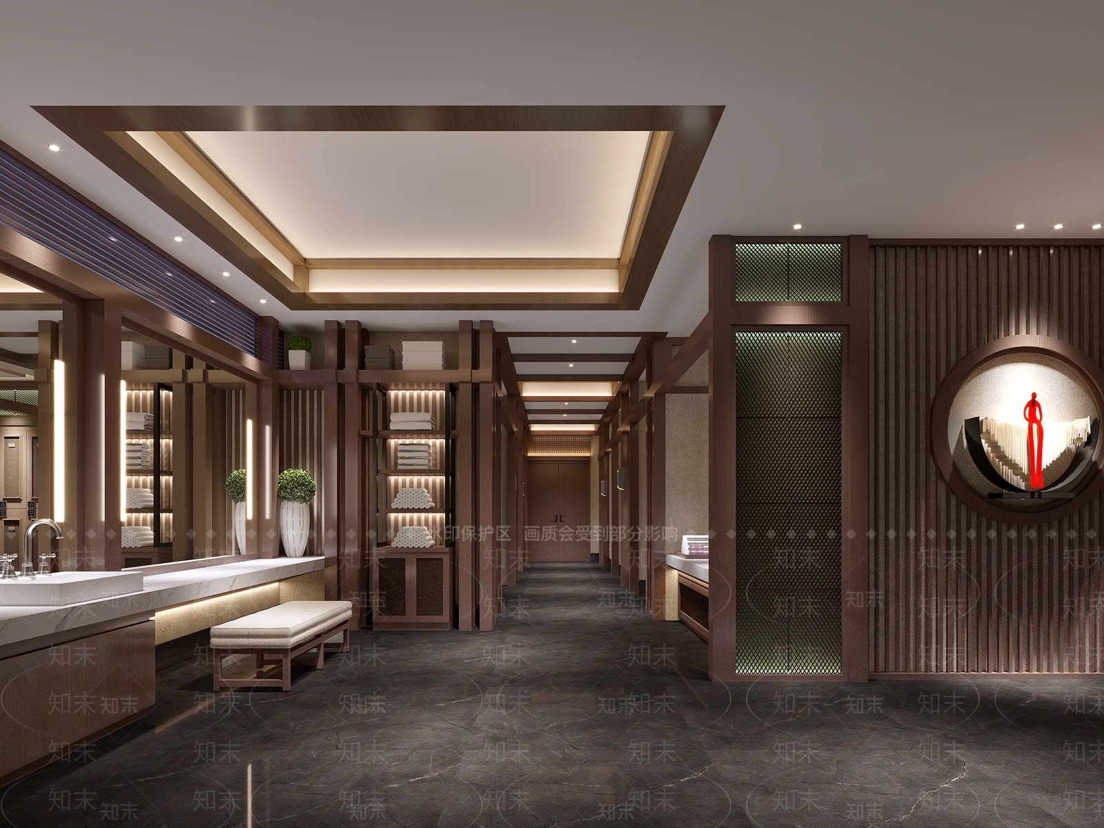 新中式其他娱乐空间3D模型下载【ID:1171534884】