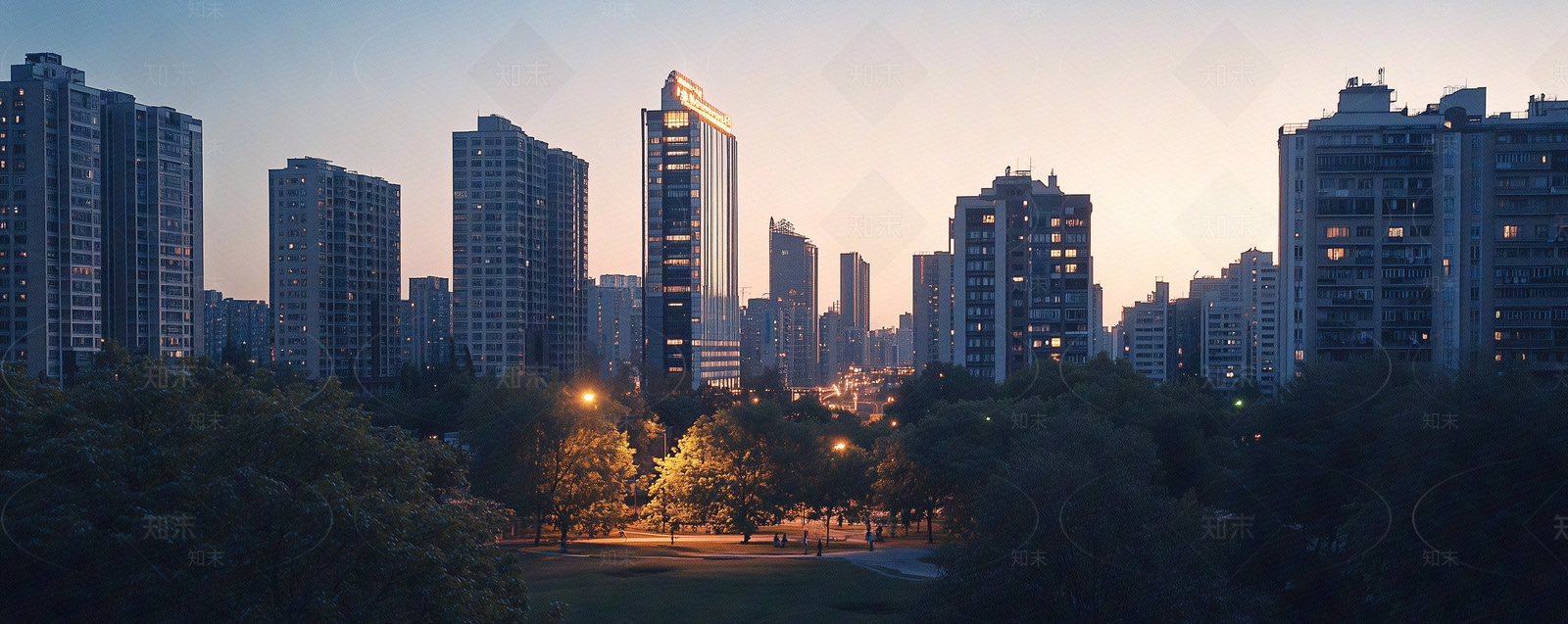 现代城市外景贴图下载【ID:1171535375】