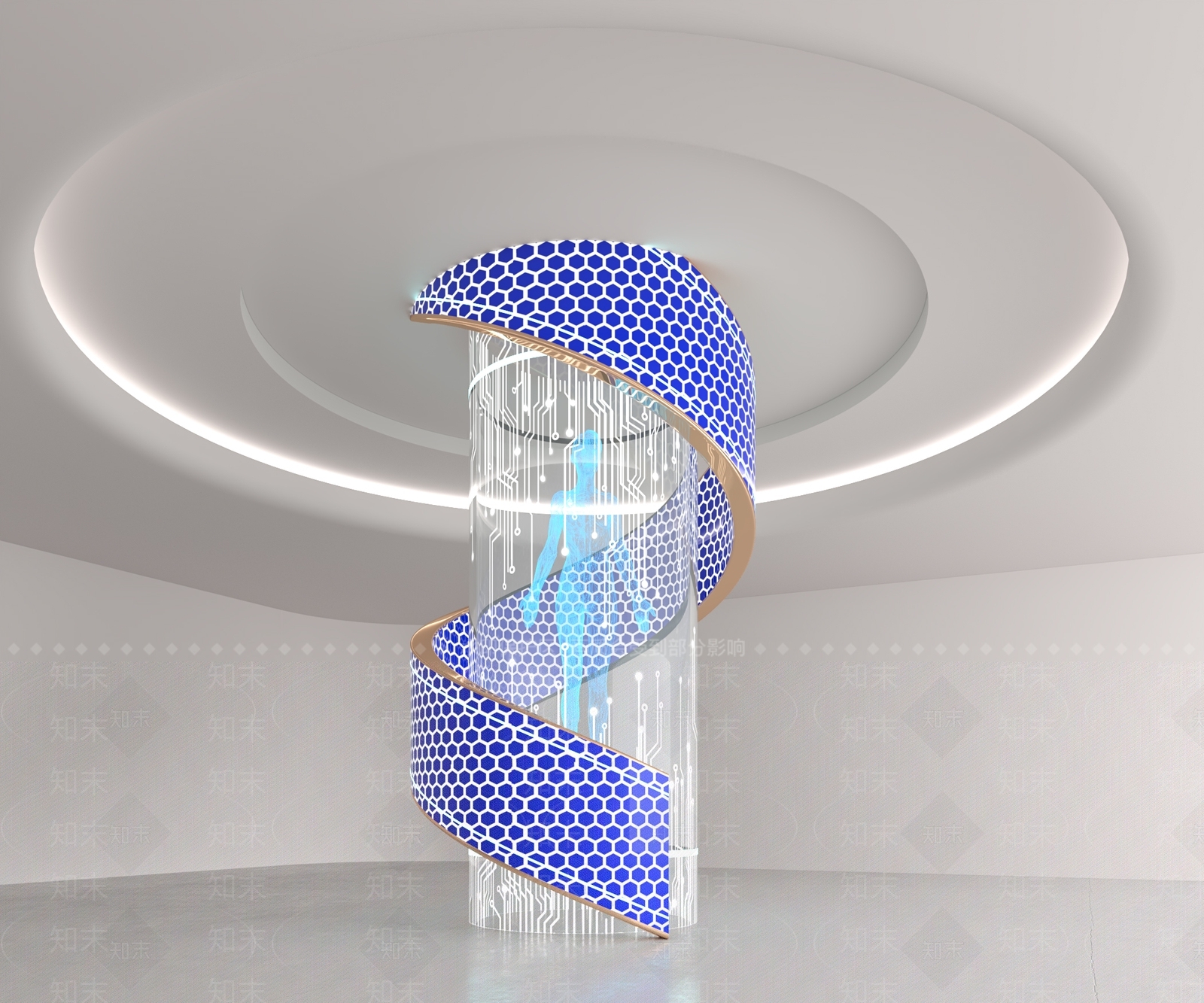 现代柱子3D模型下载【ID:1171536879】