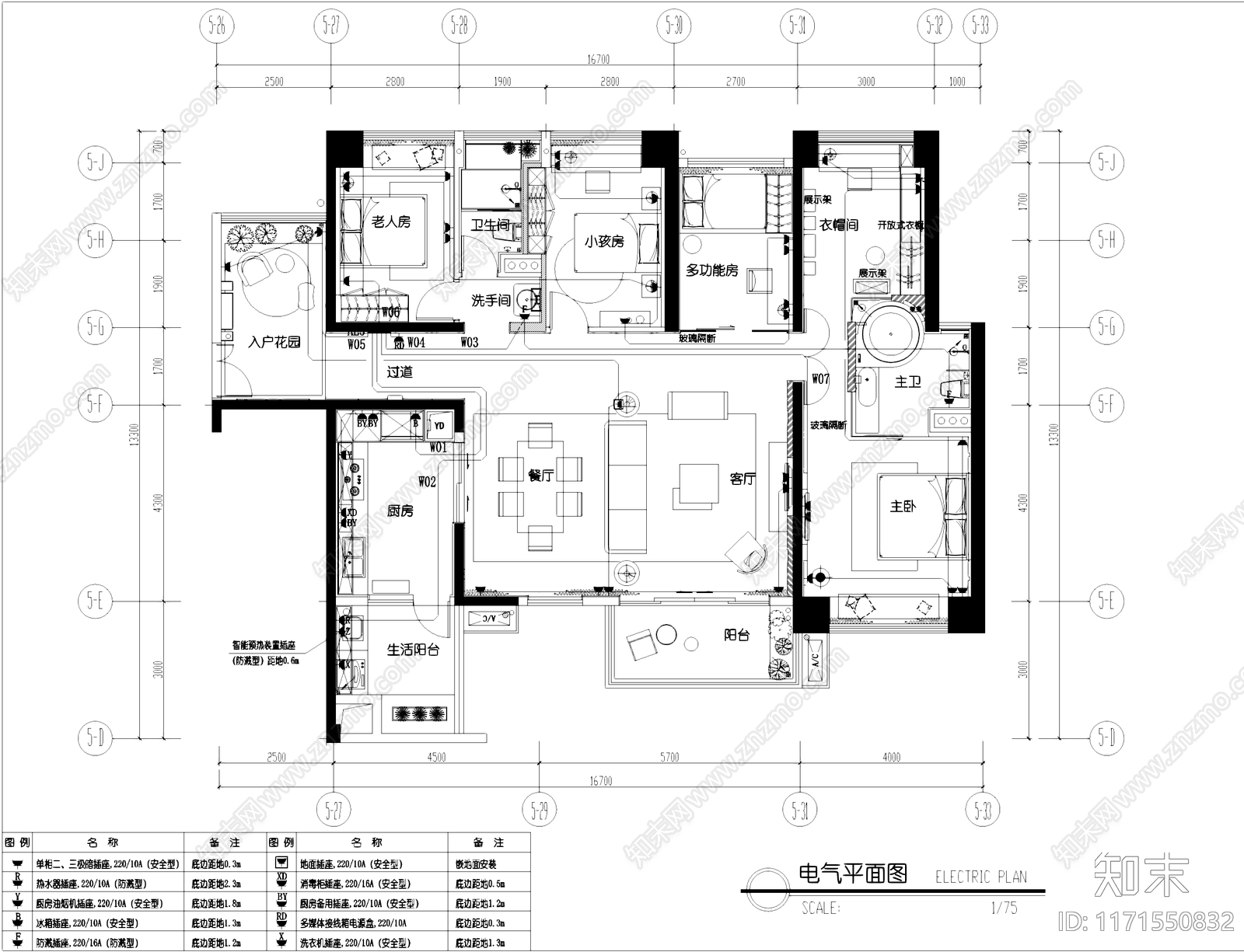 电气图cad施工图下载【ID:1171550832】