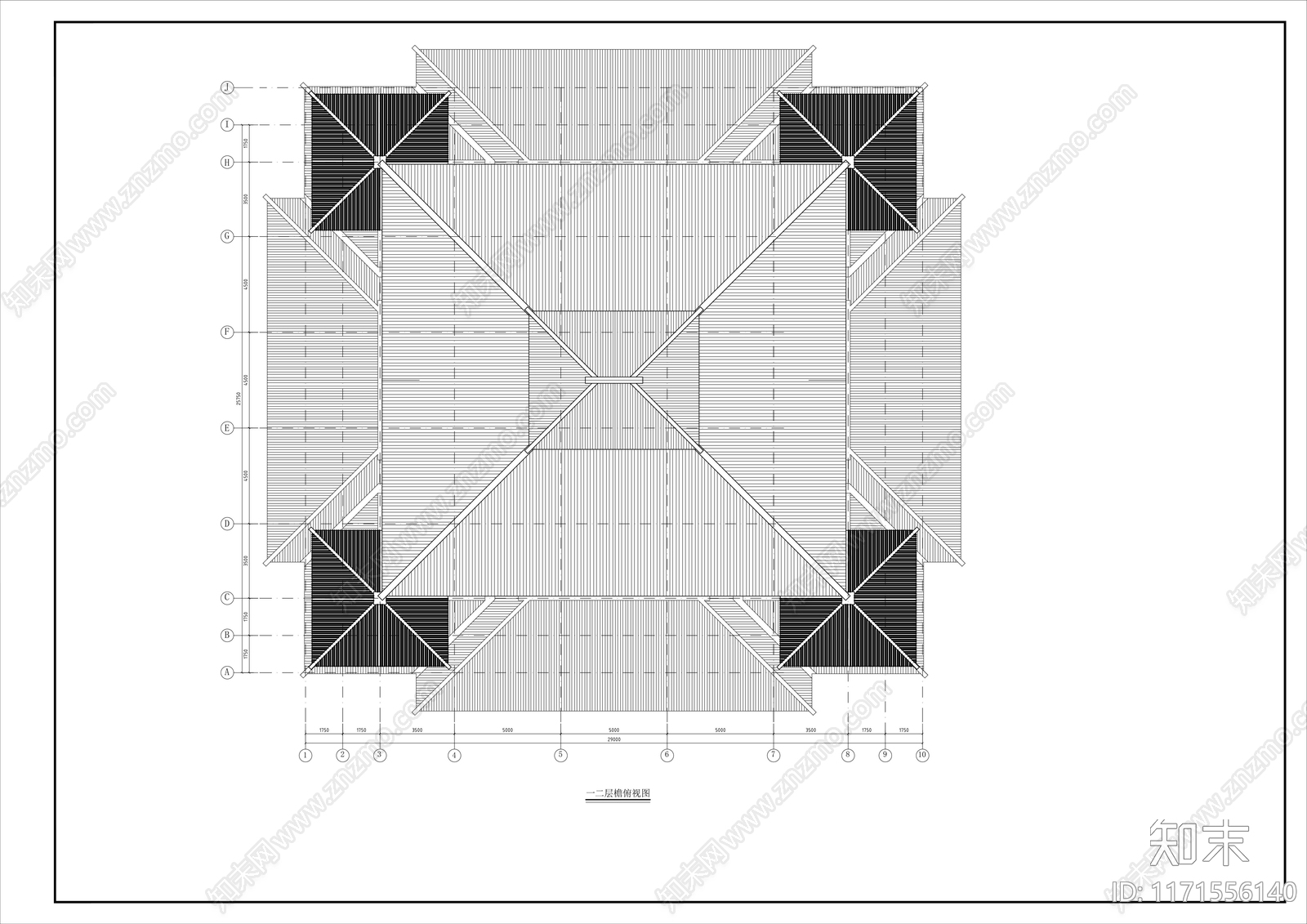 中式古建cad施工图下载【ID:1171556140】