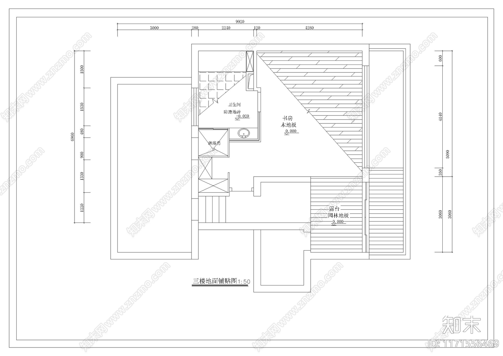 现代整体家装空间cad施工图下载【ID:1171556469】