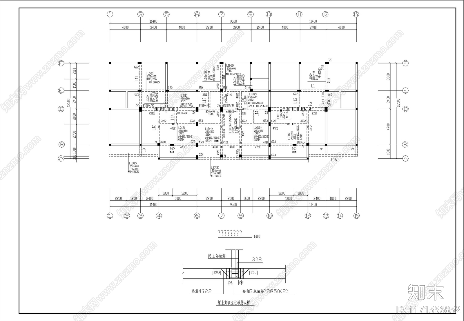 现代别墅建筑cad施工图下载【ID:1171556852】