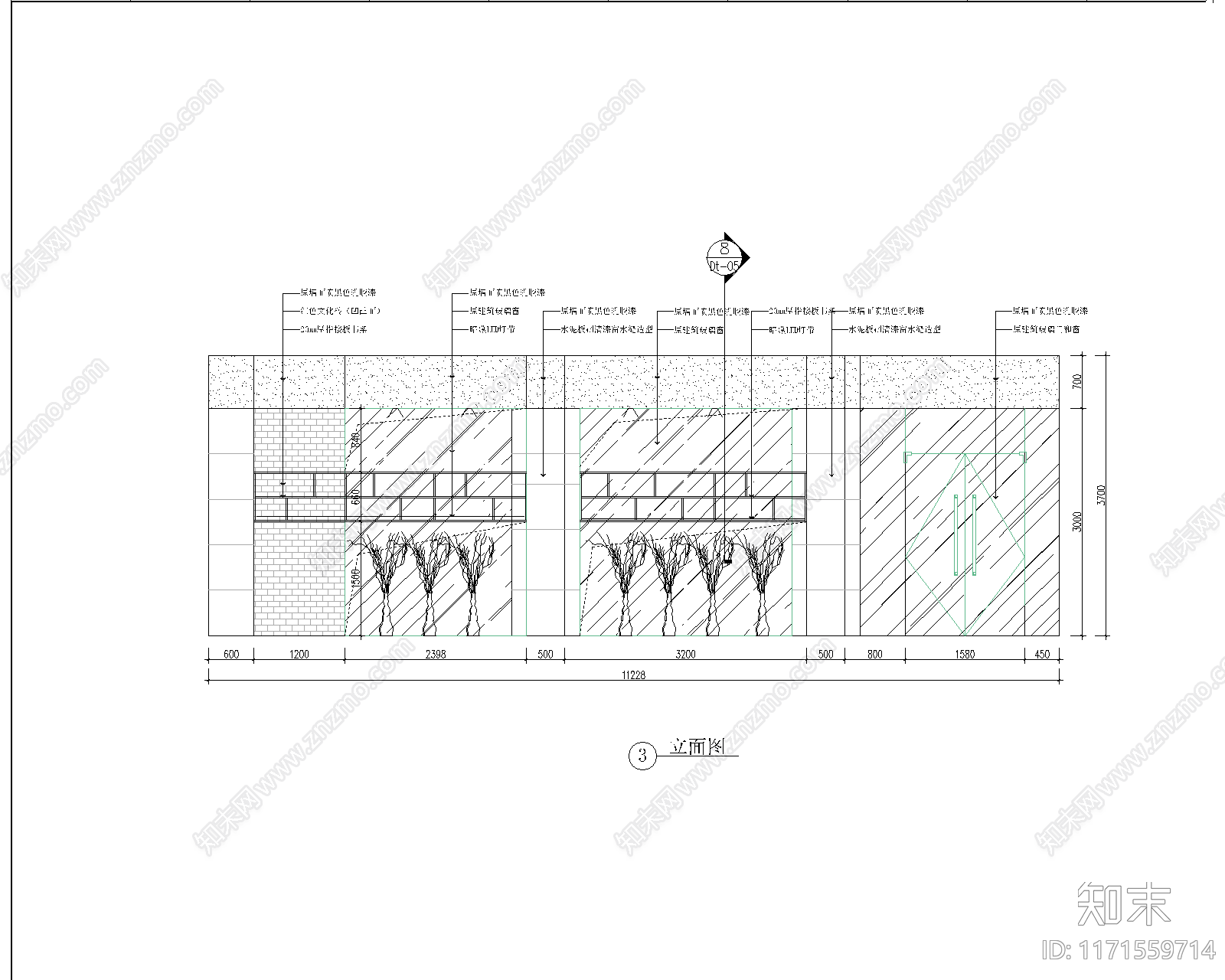 现代美式网吧施工图下载【ID:1171559714】