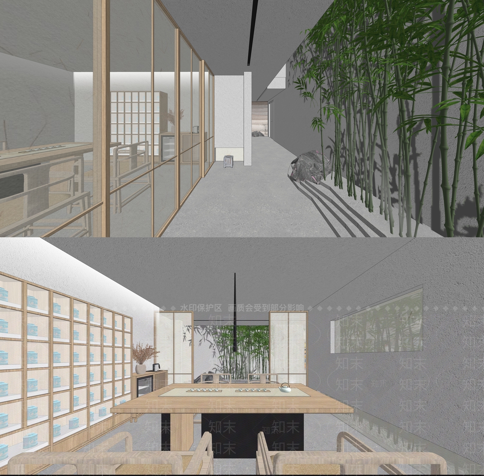 现代工业茶馆SU模型下载【ID:1171569757】