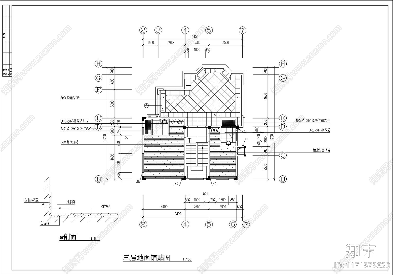 现代整体家装空间cad施工图下载【ID:1171573620】